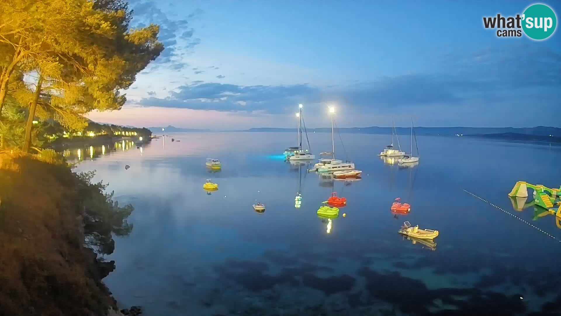 Webcam Potočine Beach Bol – Live View of Borak Beach, Brač Island