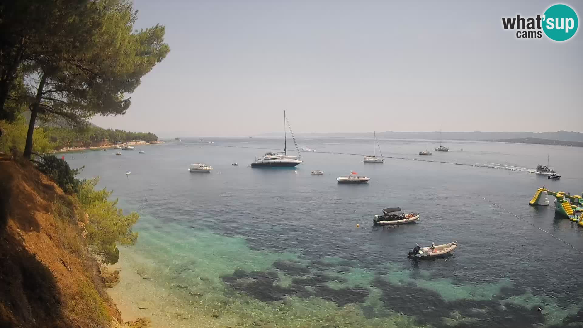 Webcam Potočine Beach Bol – Live View of Borak Beach, Brač Island