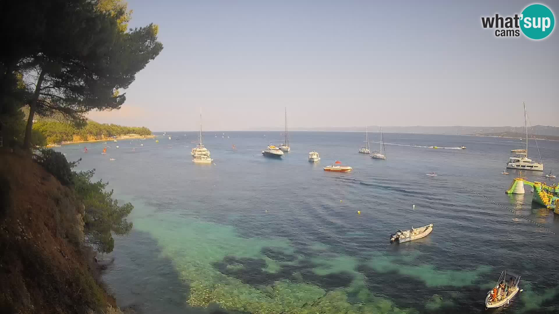 Webcam Potočine Beach Bol – Live View of Borak Beach, Brač Island