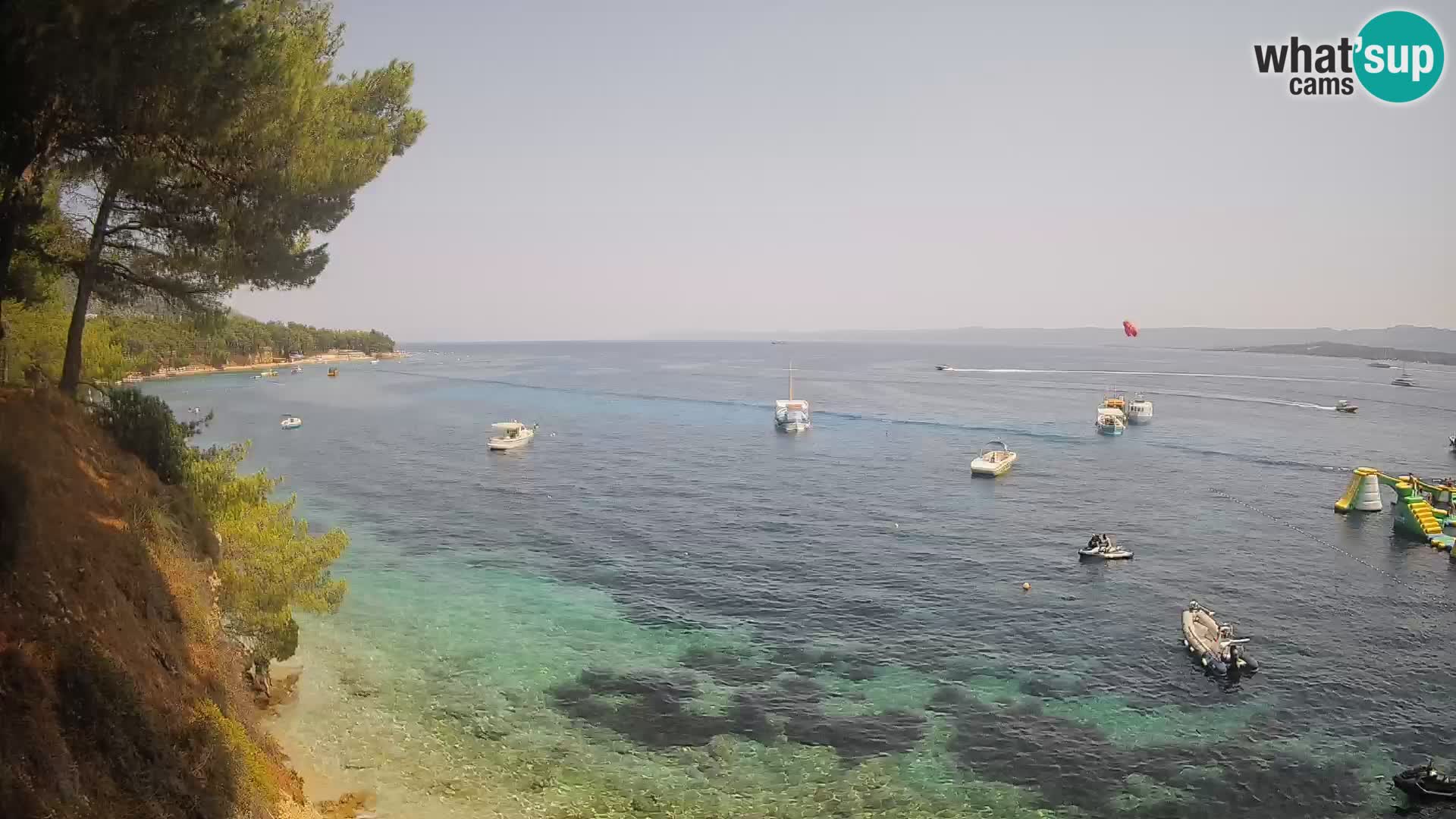Webcam Potočine Beach Bol – Live View of Borak Beach, Brač Island