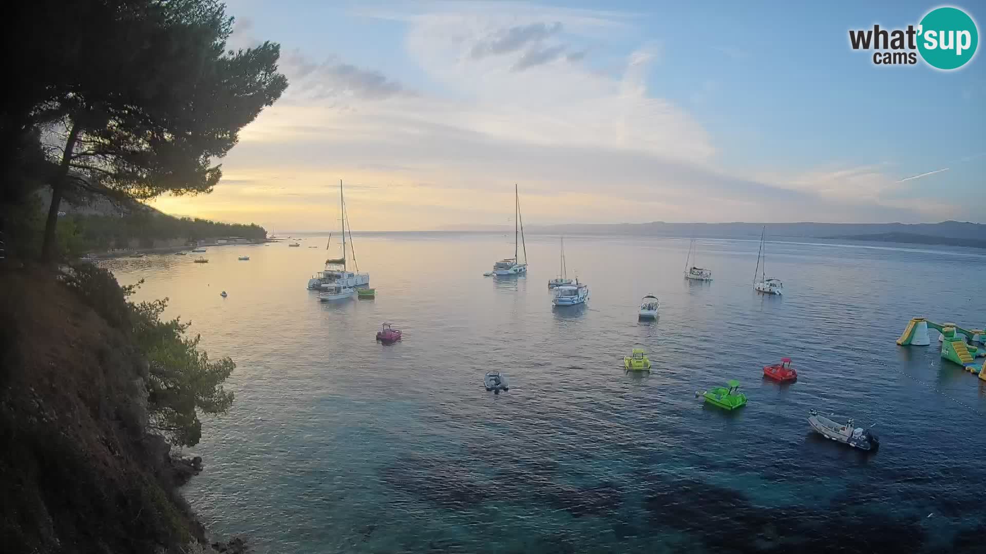 Webcam Potočine Beach Bol – Live View of Borak Beach, Brač Island