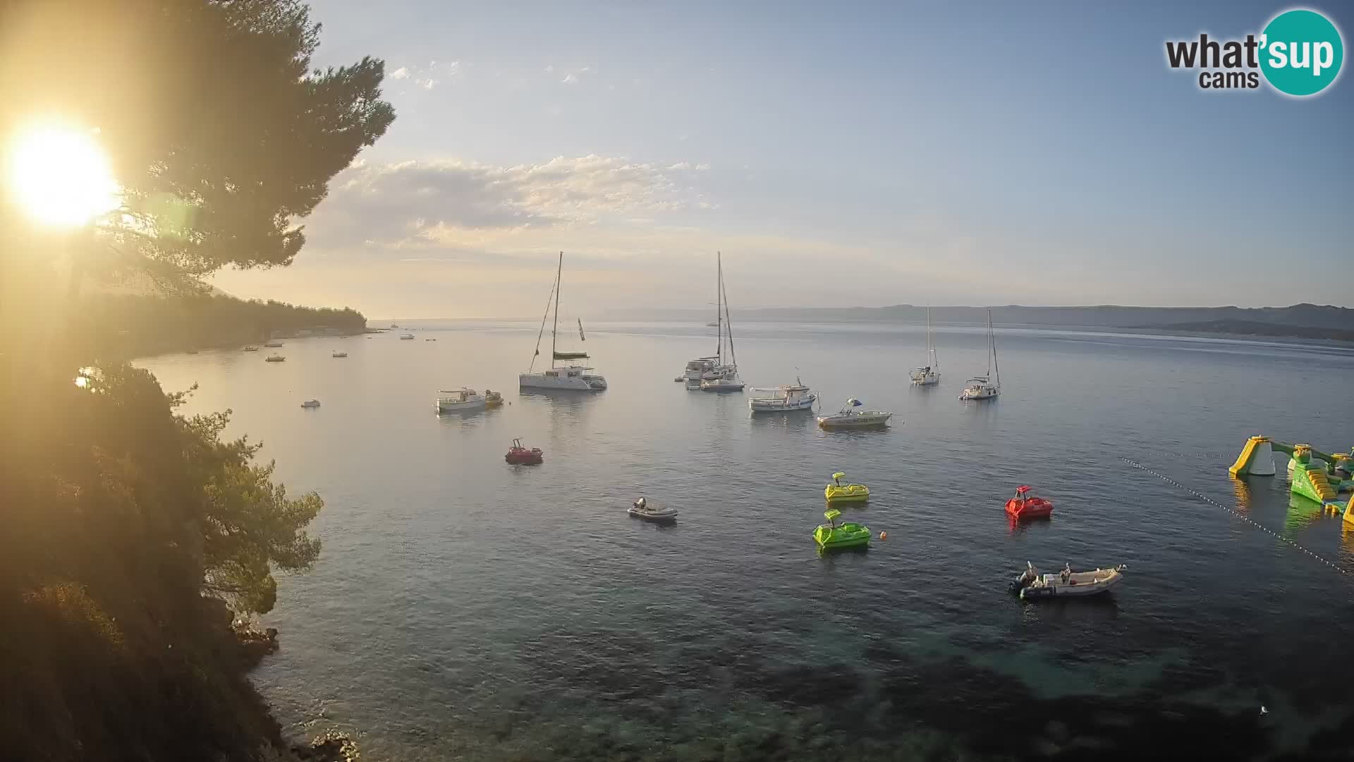 Webcam Potočine Beach Bol – Live View of Borak Beach, Brač Island