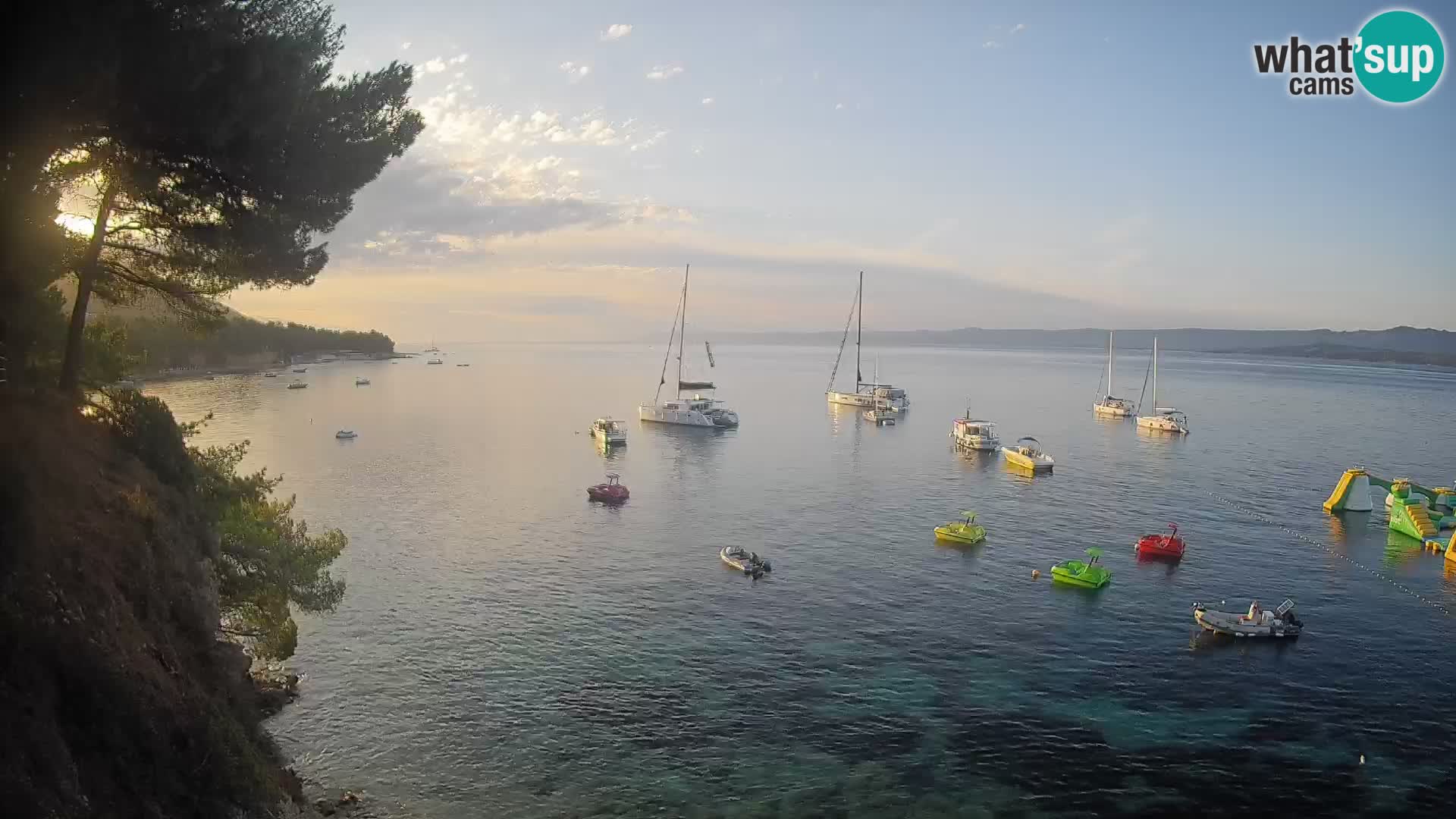 Webcam Potočine Beach Bol – Live View of Borak Beach, Brač Island