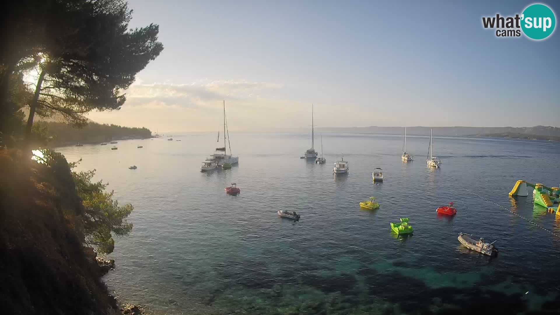 Webcam Potočine Beach Bol – Live View of Borak Beach, Brač Island