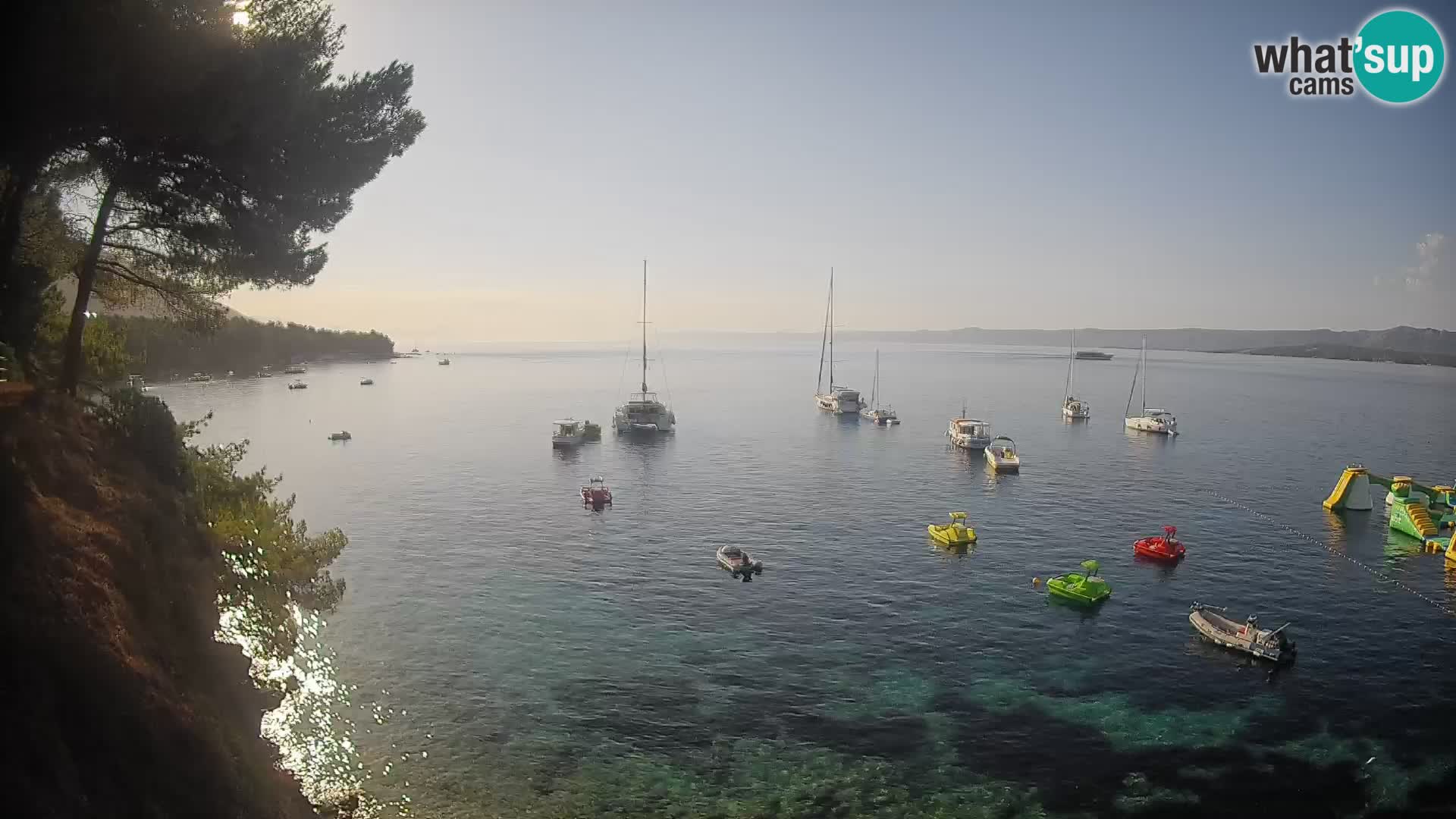 Webcam Strand Potočine Bol – Liveblick auf Borak Beach, Insel Brač