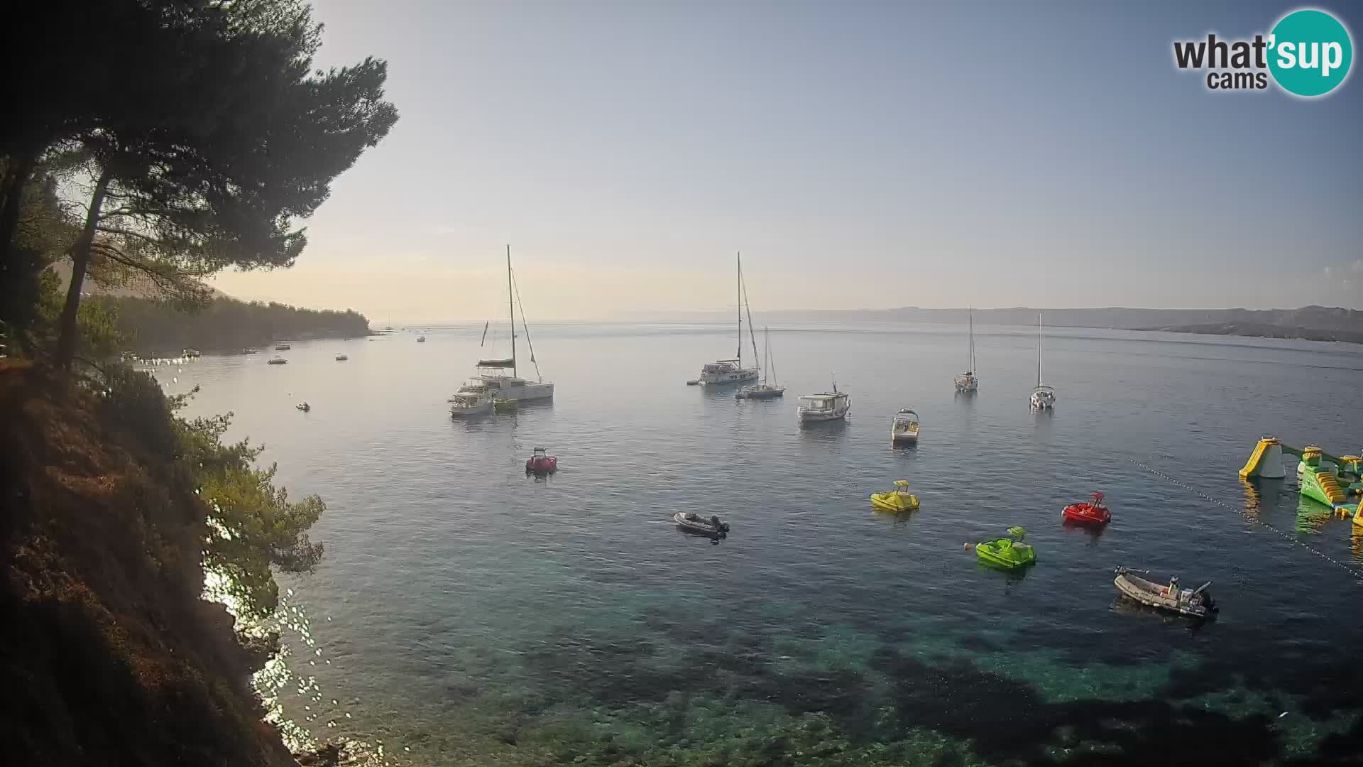 Webcam Potočine Beach Bol – Live View of Borak Beach, Brač Island