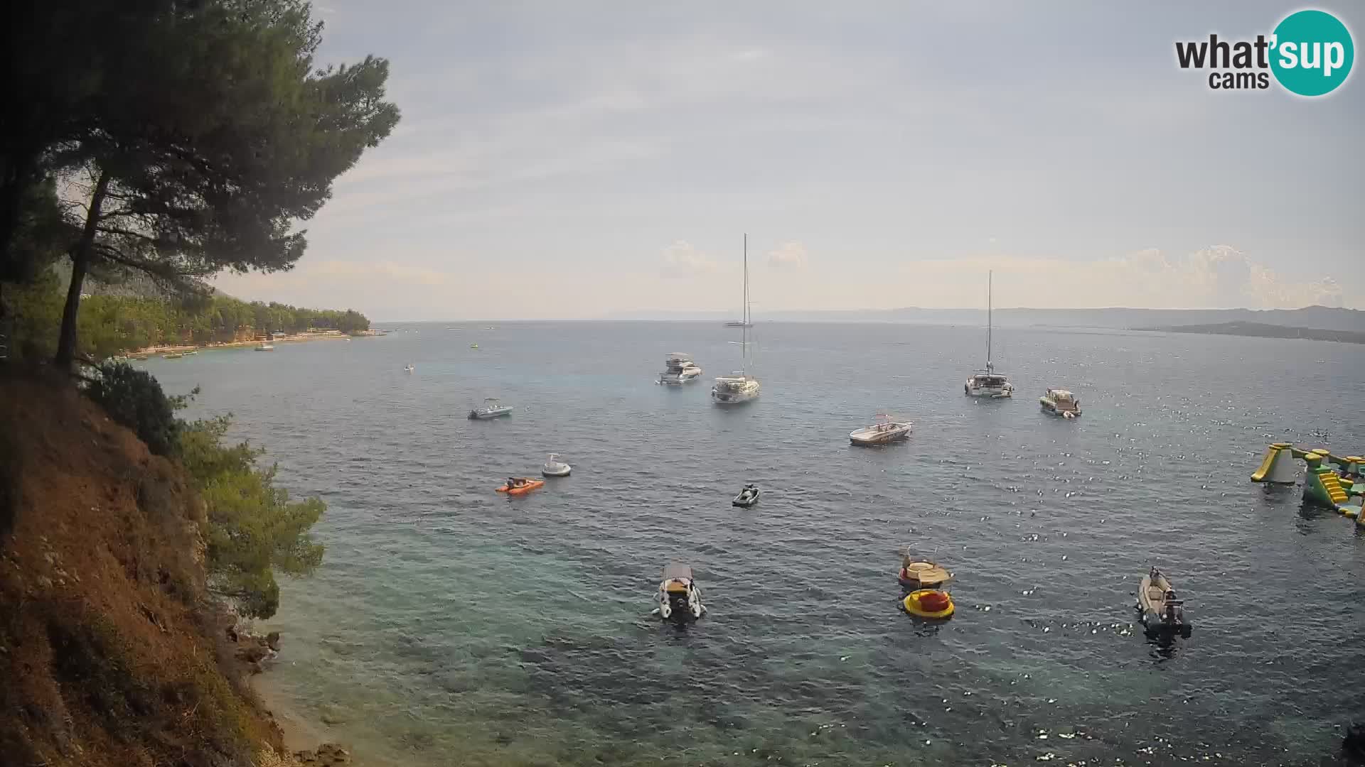 Webcam Strand Potočine Bol – Liveblick auf Borak Beach, Insel Brač