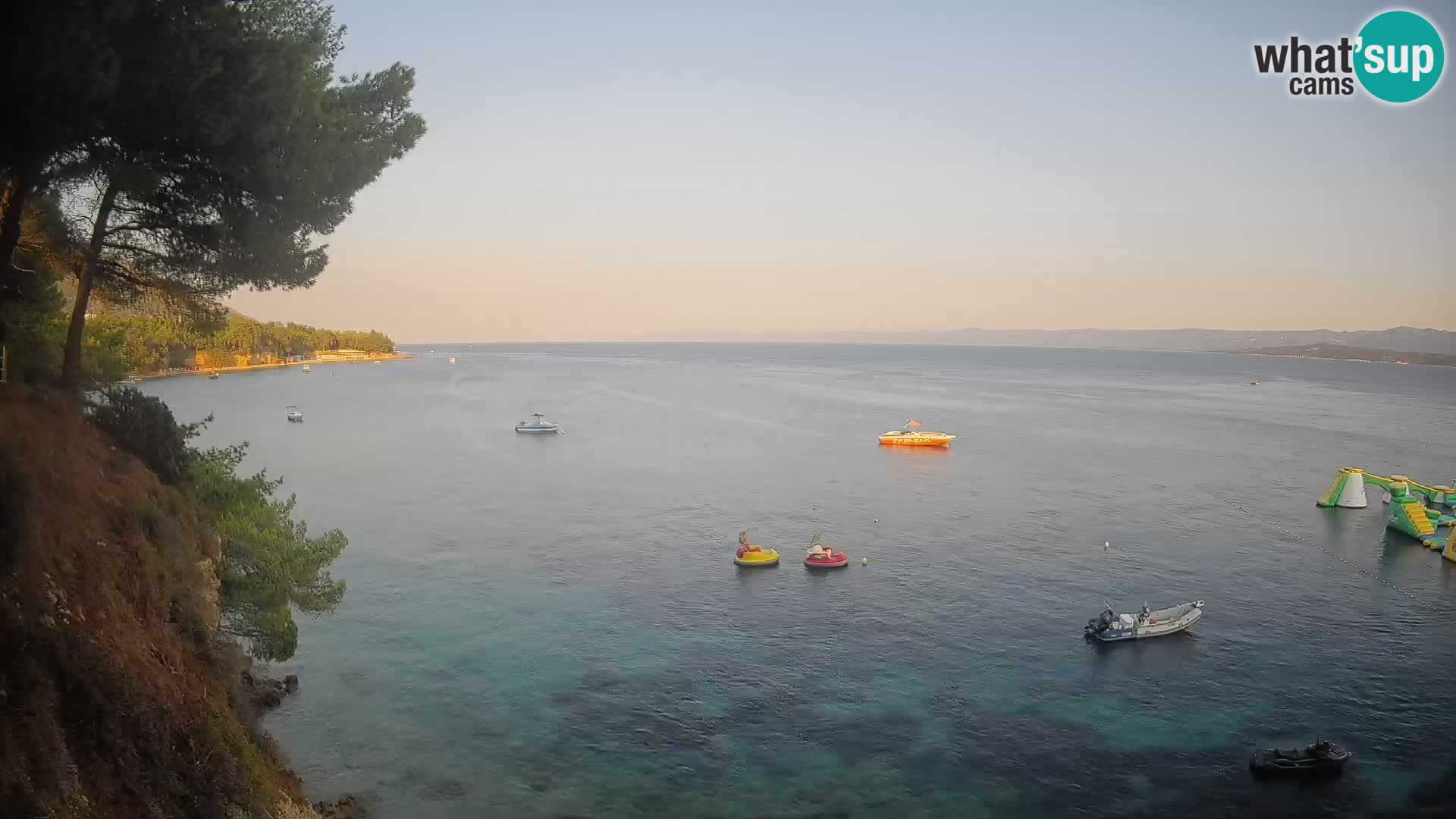 Webcam plage Potočine Bol – Vue en direct sur Borak Beach, île de Brač