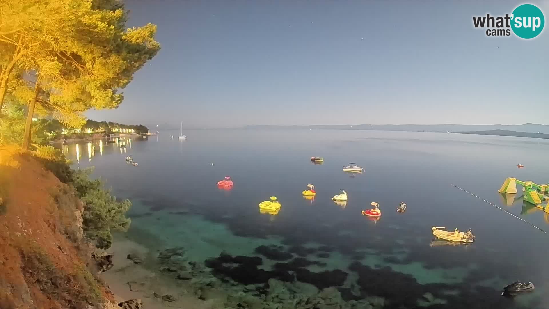 Webcam Potočine Beach Bol – Live View of Borak Beach, Brač Island