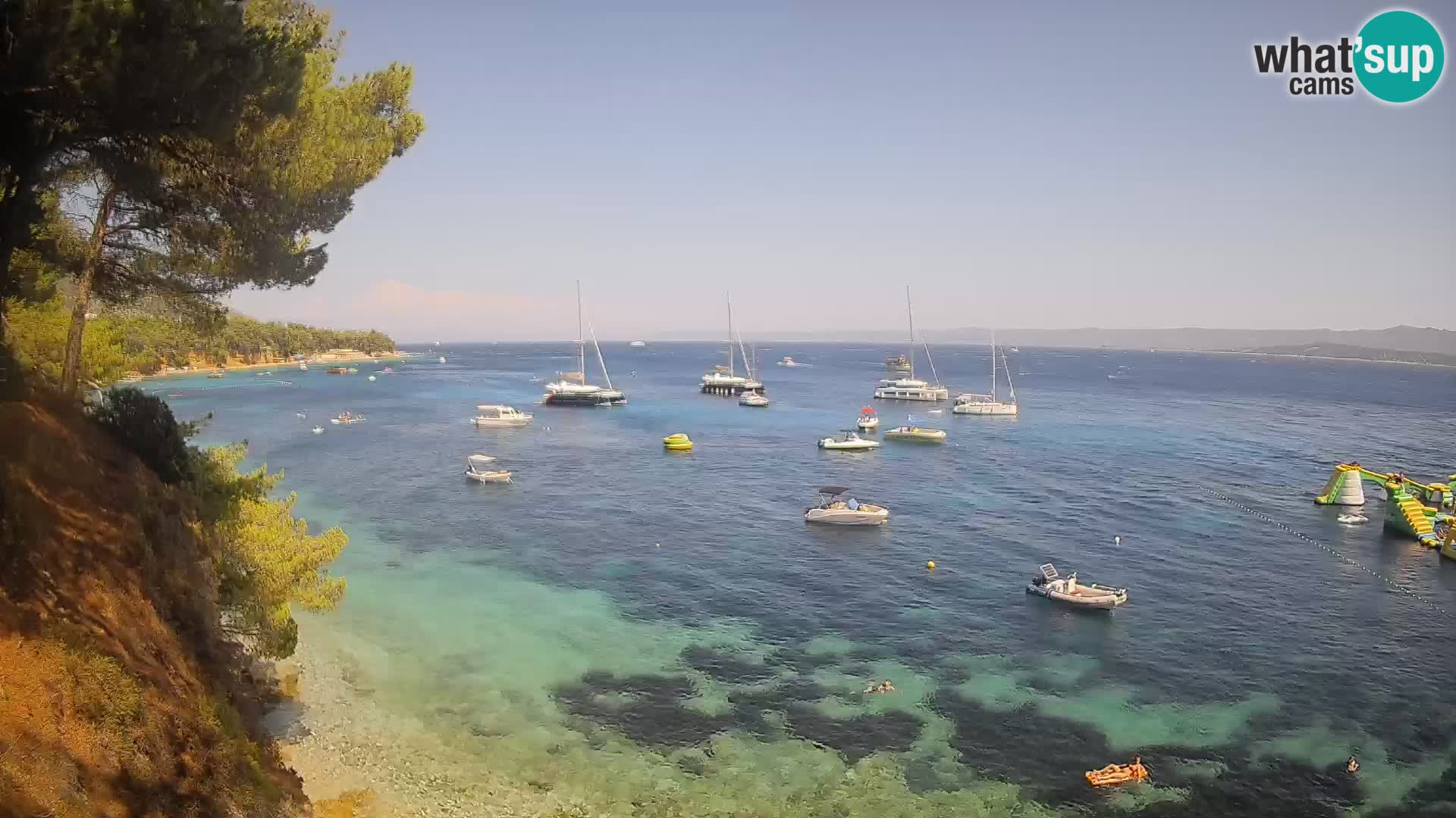 Webcam Potočine Beach Bol – Live View of Borak Beach, Brač Island