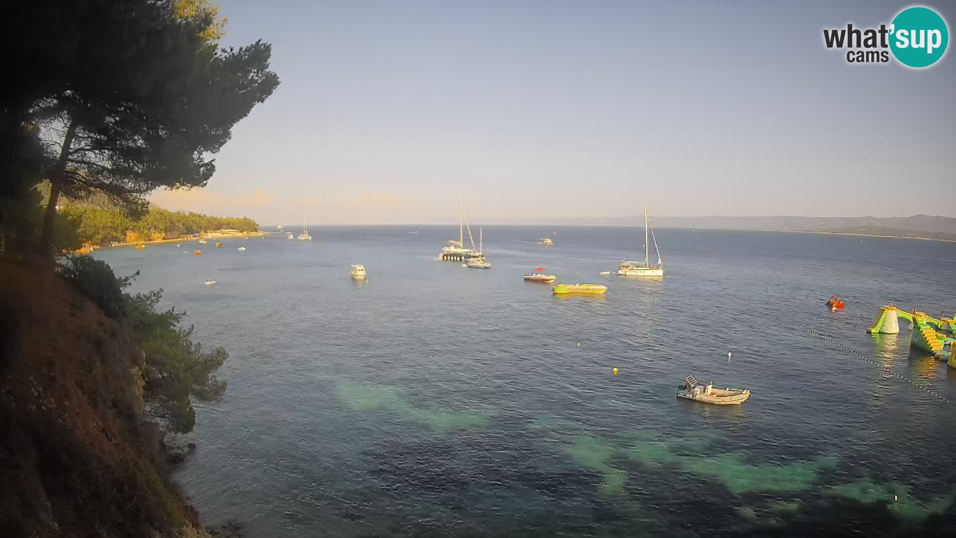 Webcam Potočine Beach Bol – Live View of Borak Beach, Brač Island