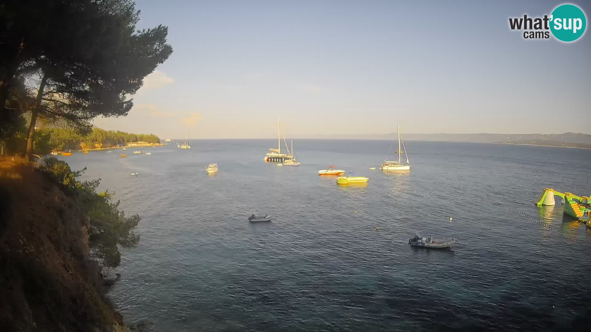 Webcam Strand Potočine Bol – Liveblick auf Borak Beach, Insel Brač