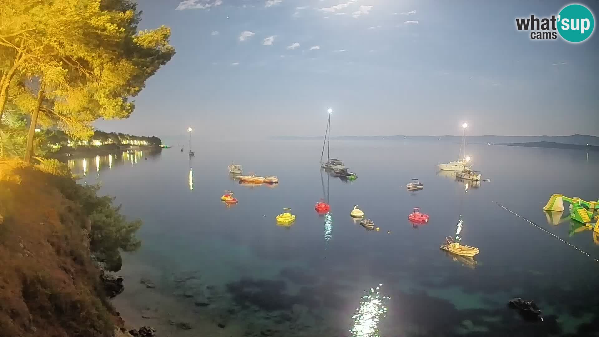 Webcam plage Potočine Bol – Vue en direct sur Borak Beach, île de Brač