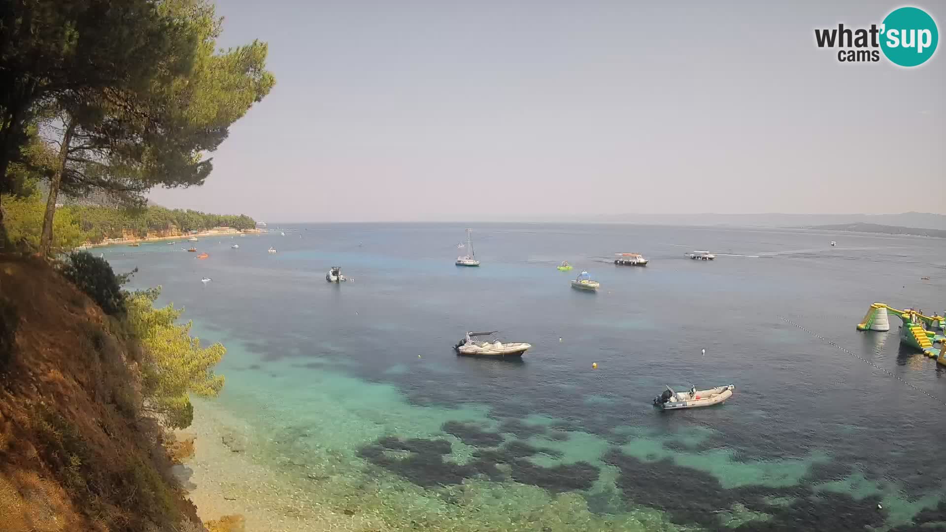 Webcam Potočine Beach Bol – Live View of Borak Beach, Brač Island
