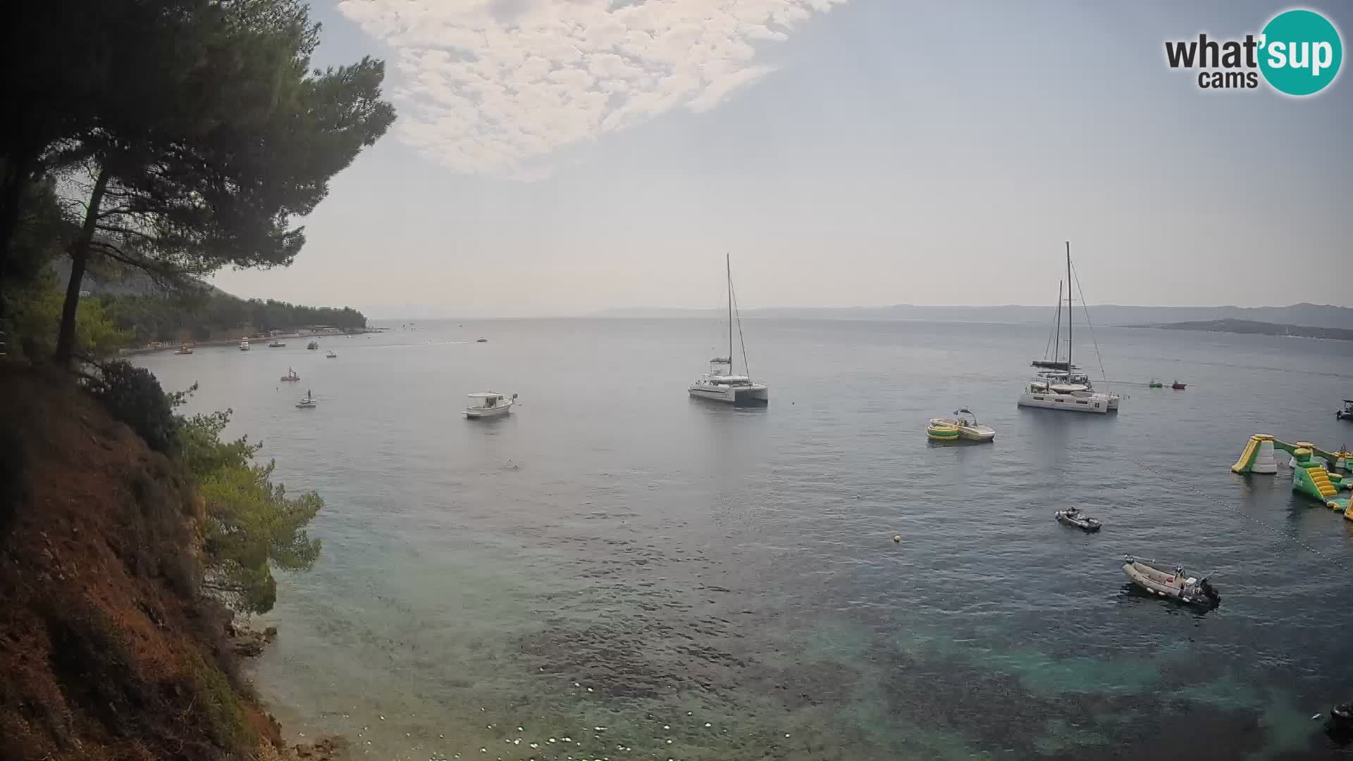 Webcam Potočine Beach Bol – Live View of Borak Beach, Brač Island