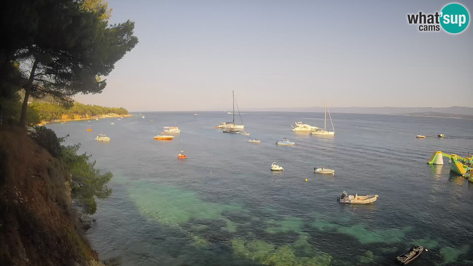 Webcam Potočine Beach Bol – Live View of Borak Beach, Brač Island