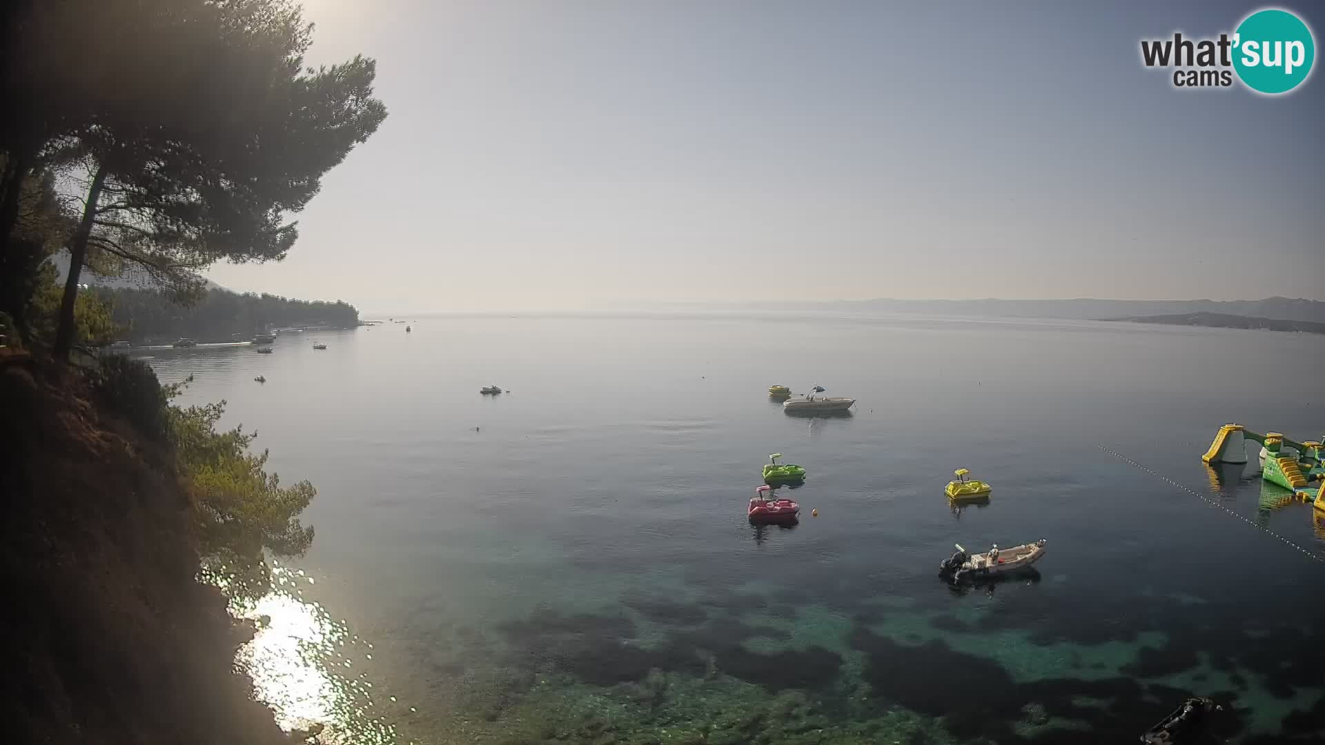 Webcam Strand Potočine Bol – Liveblick auf Borak Beach, Insel Brač