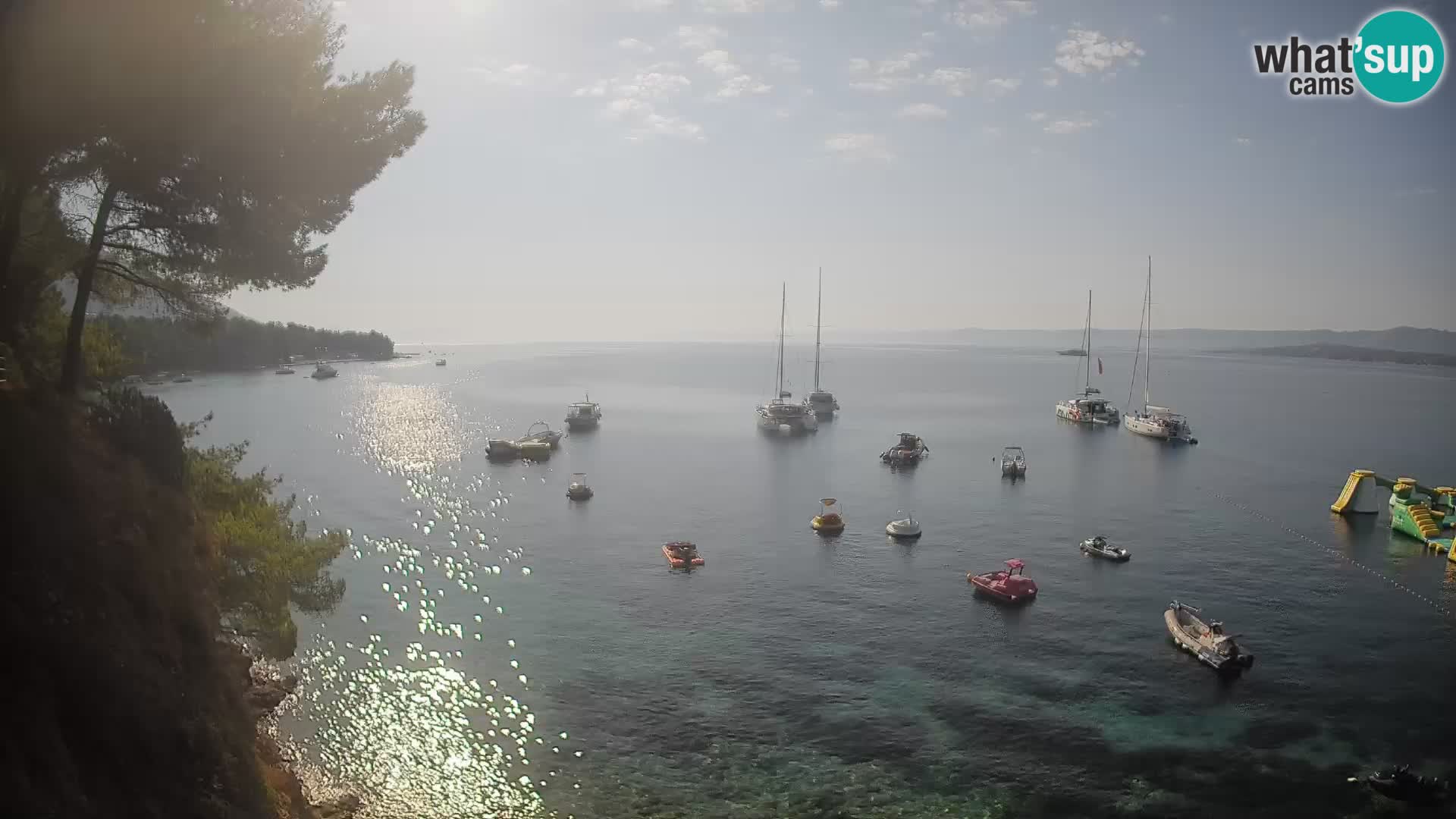 Webcam Strand Potočine Bol – Liveblick auf Borak Beach, Insel Brač