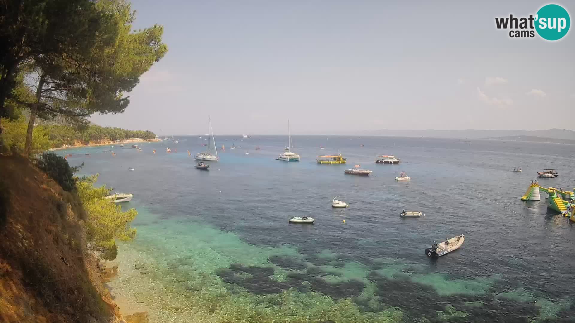 Webcam Strand Potočine Bol – Liveblick auf Borak Beach, Insel Brač