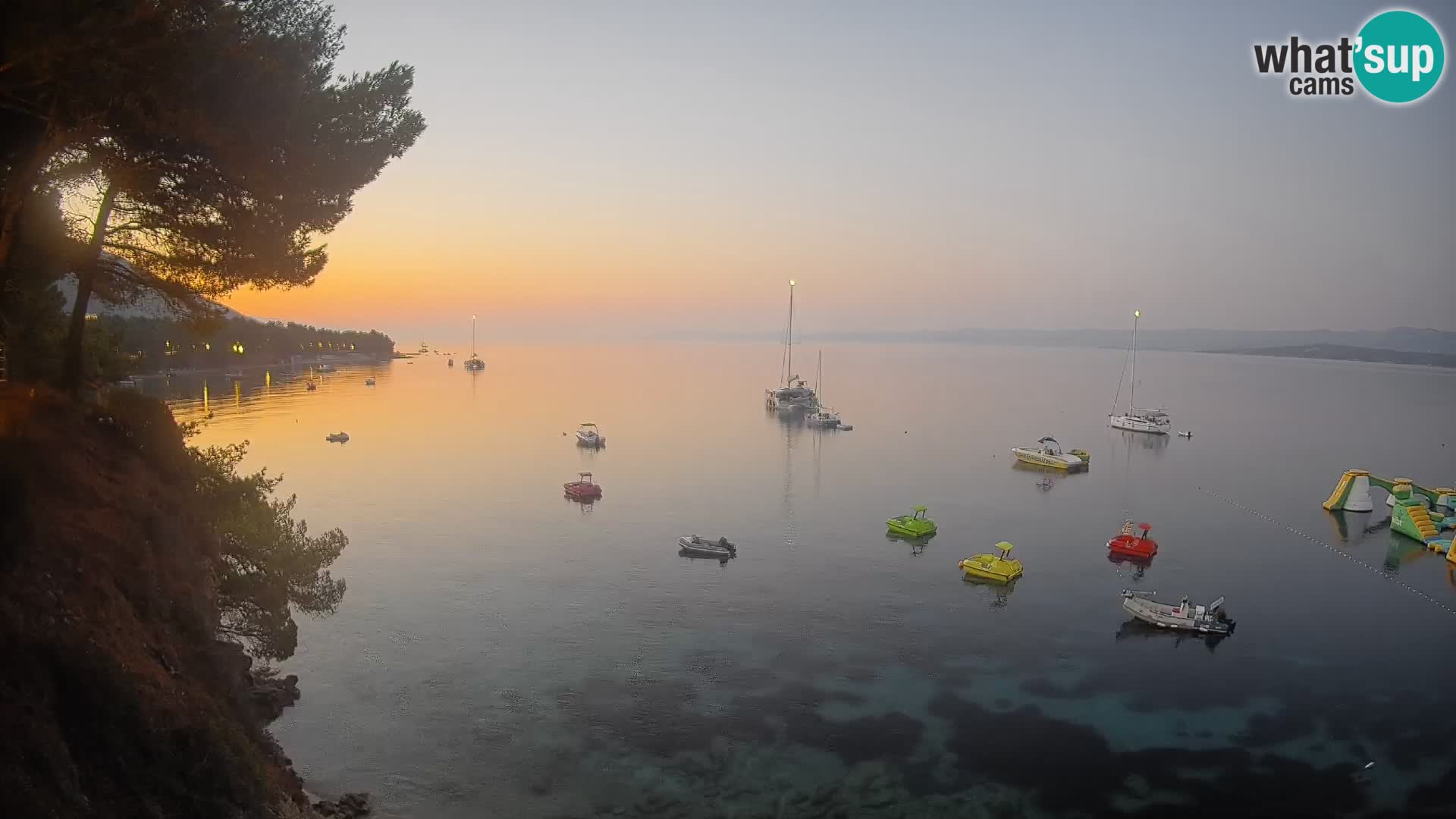 Webcam Playa Potočine Bol – Vista en vivo de Borak Beach, Isla de Brač