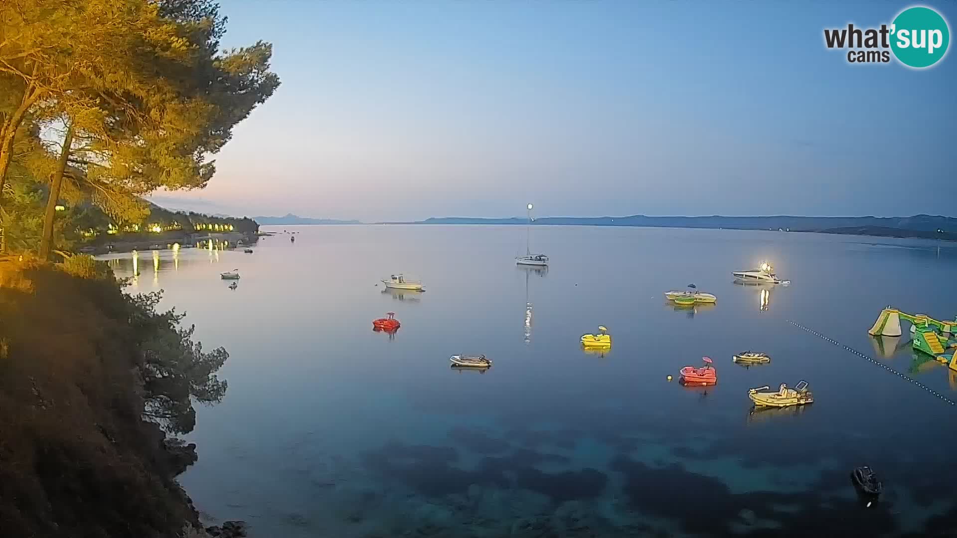 Webcam Strand Potočine Bol – Liveblick auf Borak Beach, Insel Brač