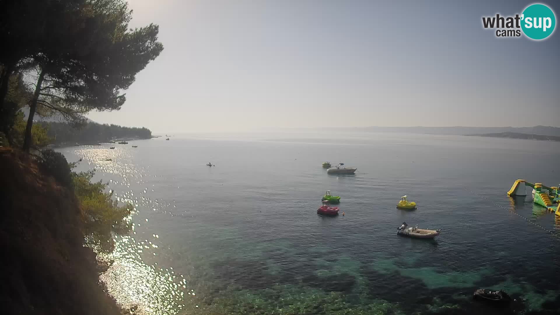 Webcam Potočine Beach Bol – Live View of Borak Beach, Brač Island