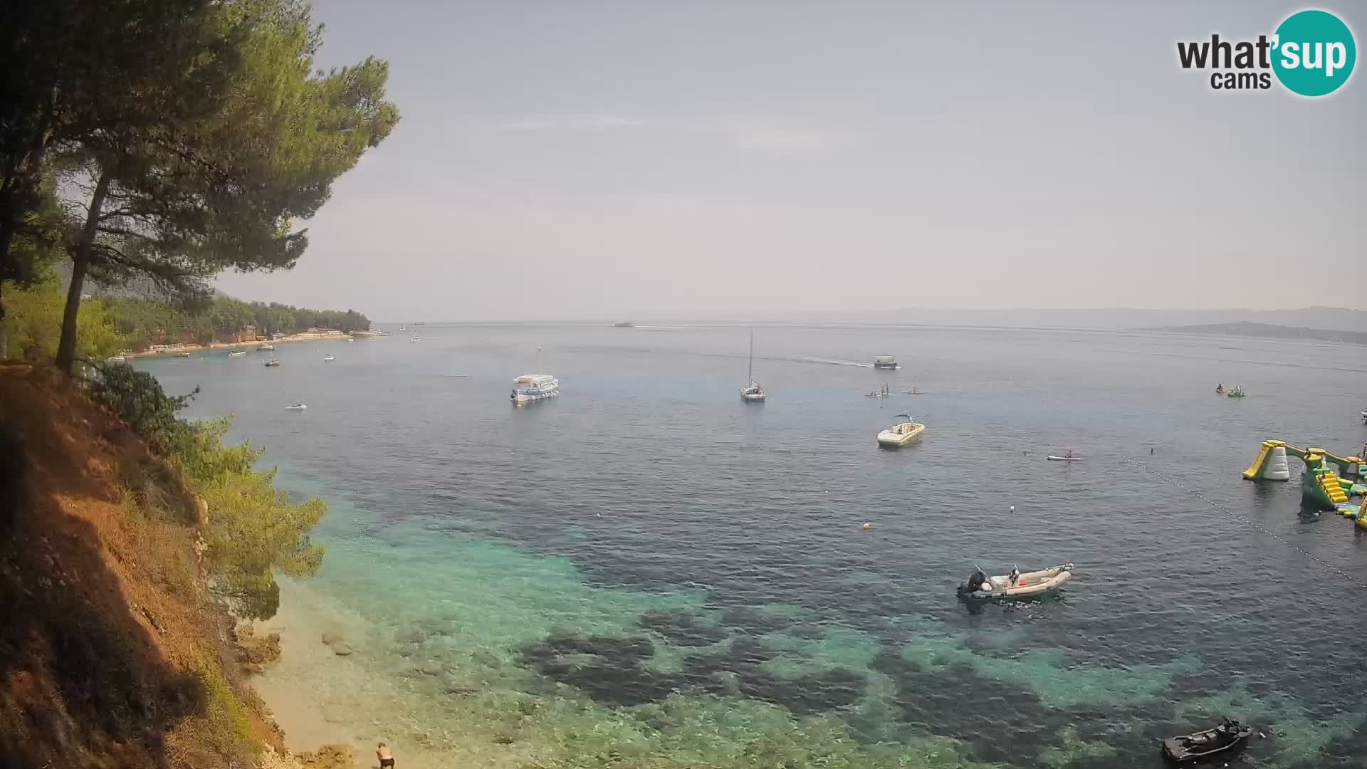 Webcam Potočine Beach Bol – Live View of Borak Beach, Brač Island