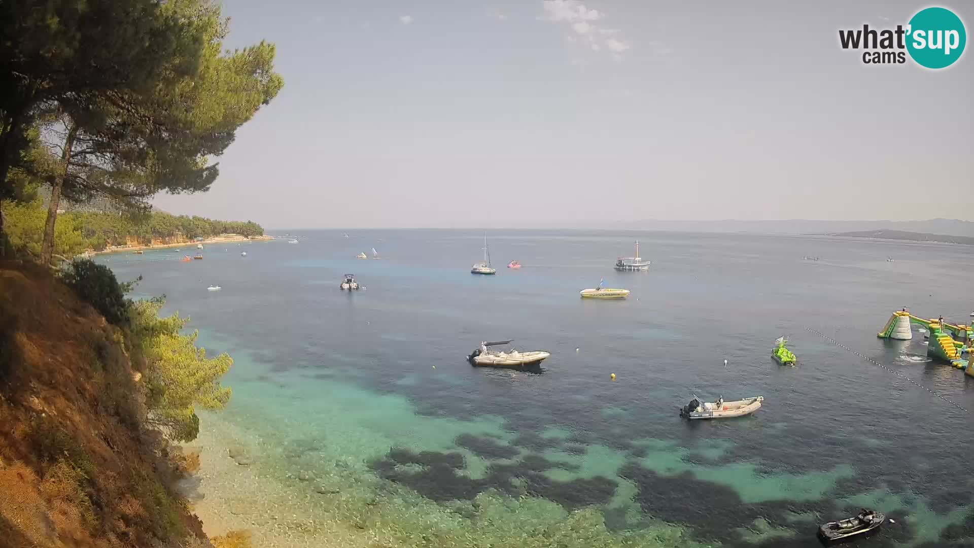 Webcam plage Potočine Bol – Vue en direct sur Borak Beach, île de Brač