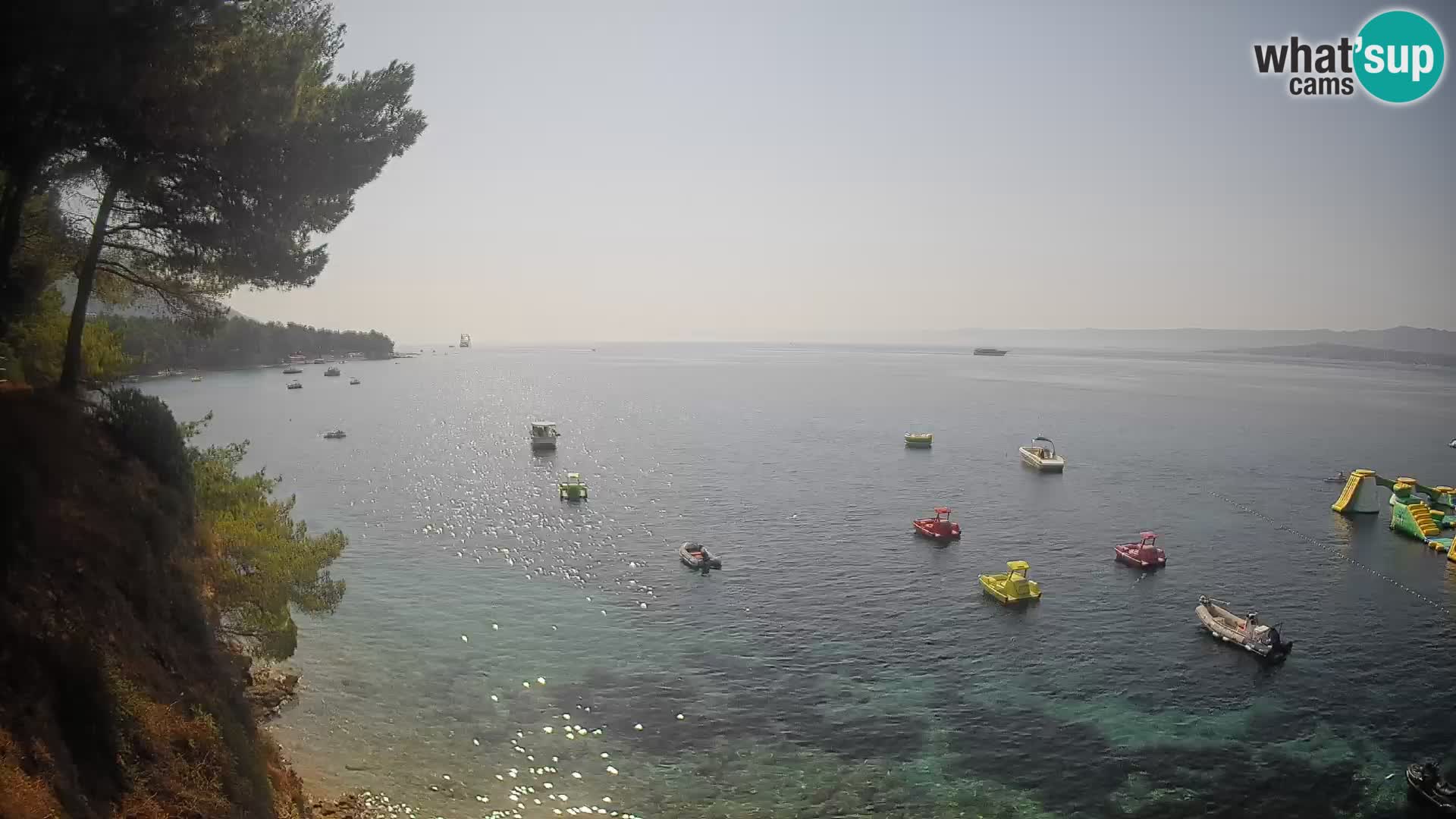 Webcam plage Potočine Bol – Vue en direct sur Borak Beach, île de Brač