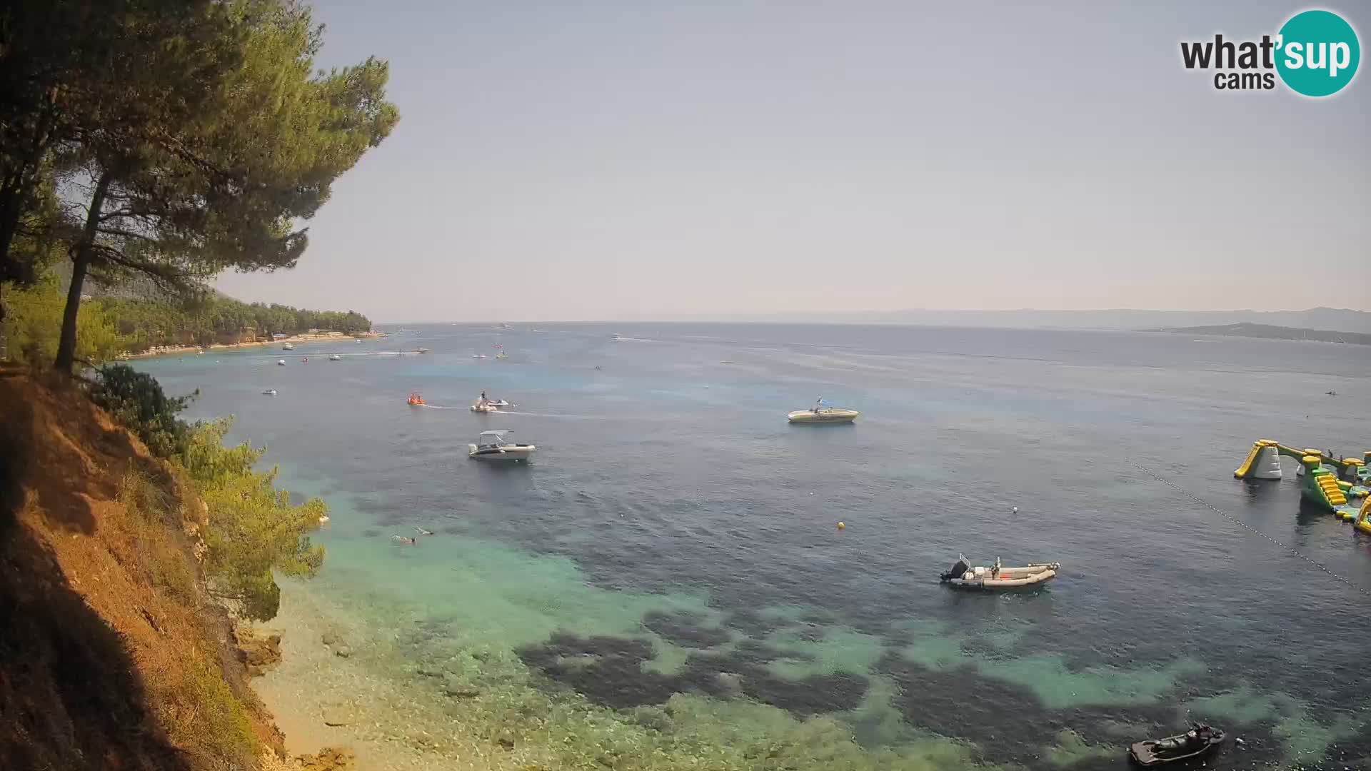 Webcam Potočine Beach Bol – Live View of Borak Beach, Brač Island