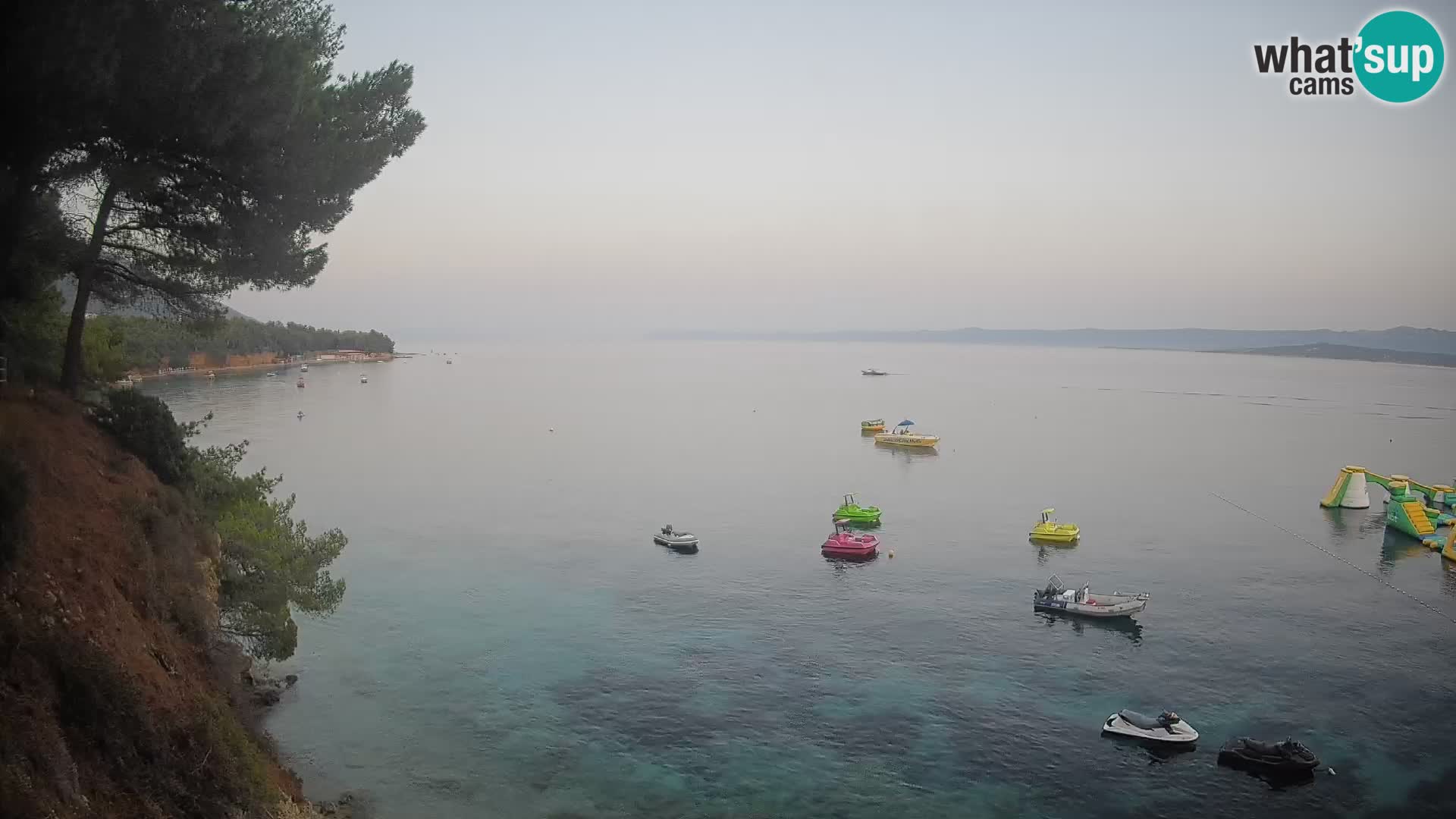 Webcam Potočine Beach Bol – Live View of Borak Beach, Brač Island