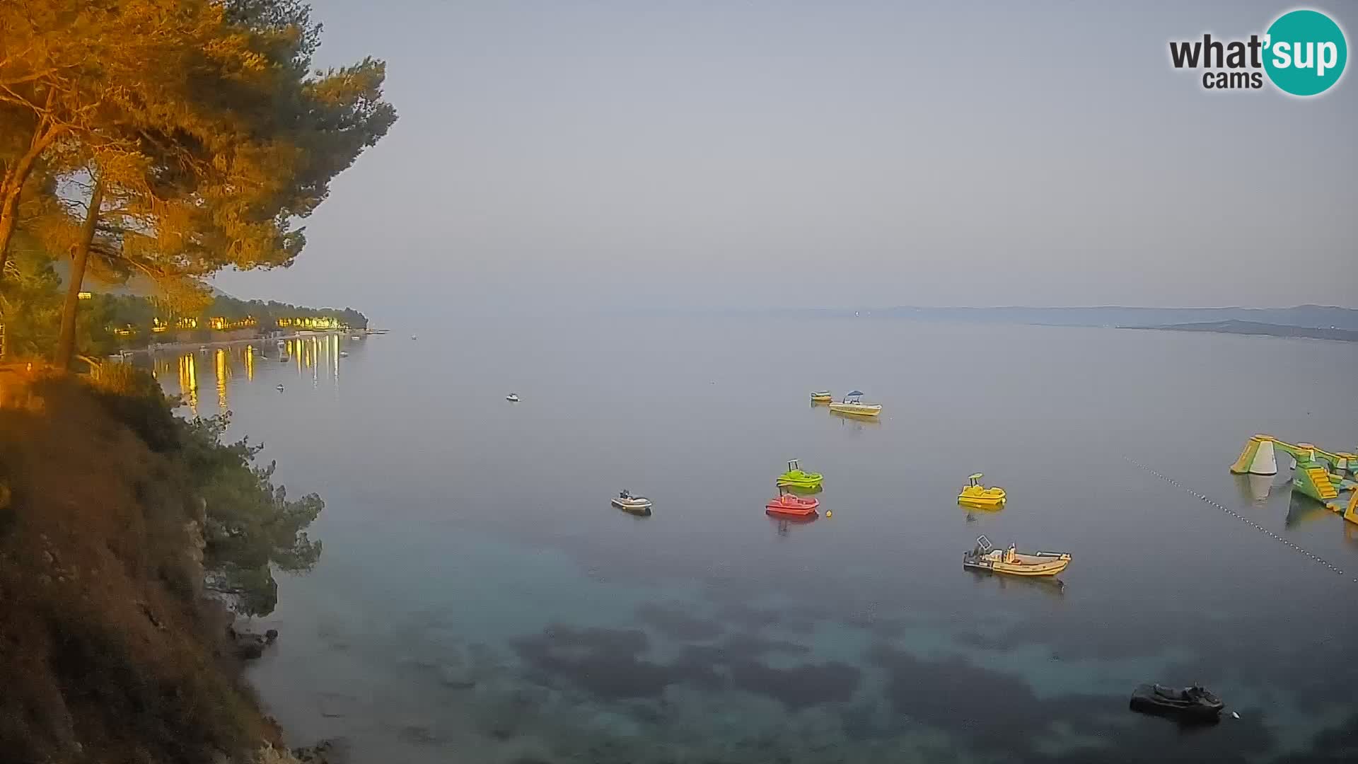 Webcam Strand Potočine Bol – Liveblick auf Borak Beach, Insel Brač