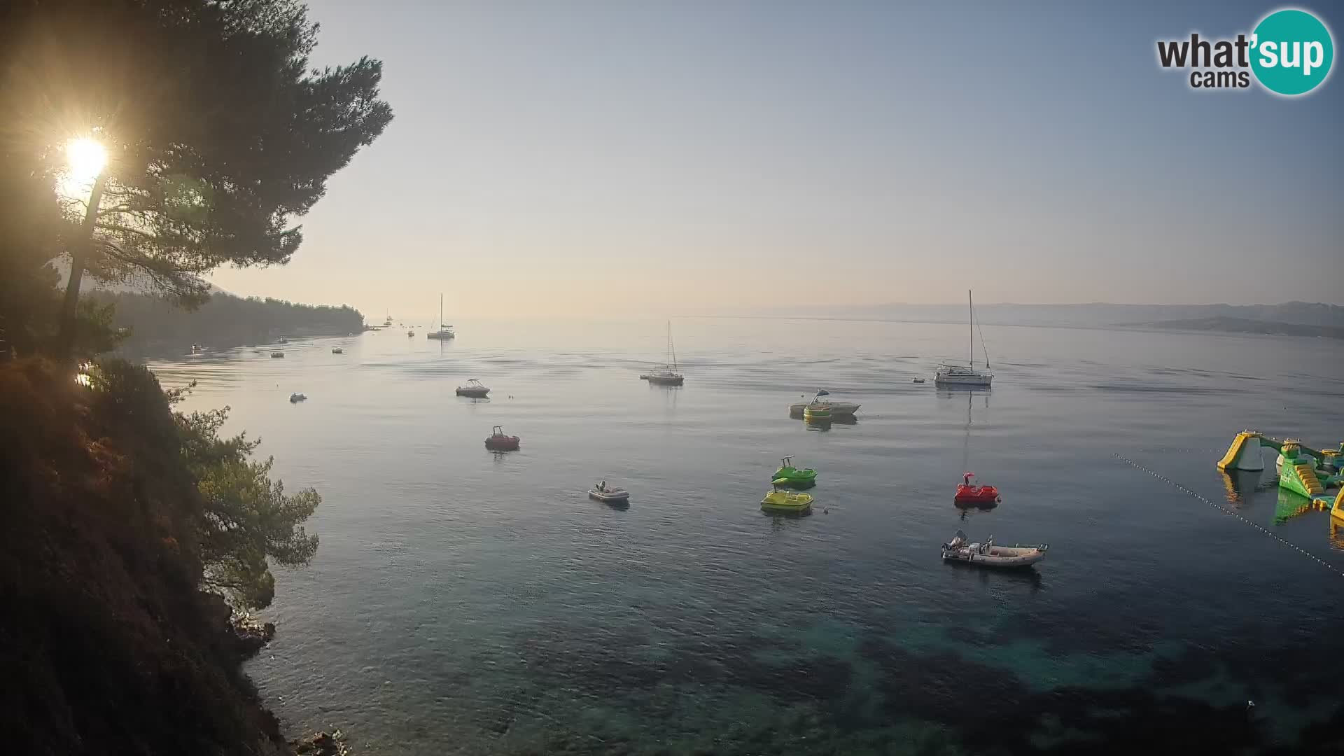 Webcam Playa Potočine Bol – Vista en vivo de Borak Beach, Isla de Brač