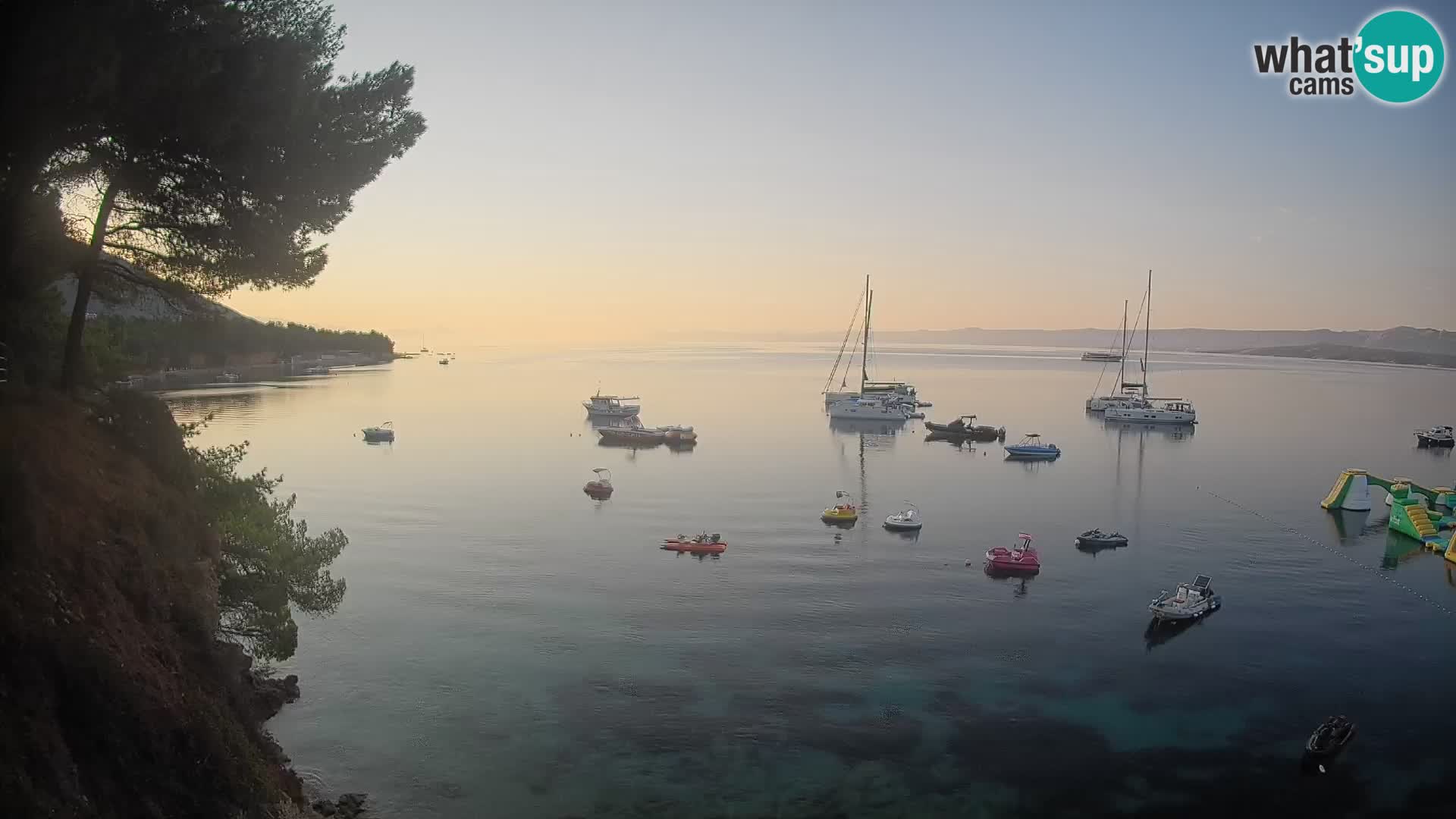 Webcam Playa Potočine Bol – Vista en vivo de Borak Beach, Isla de Brač