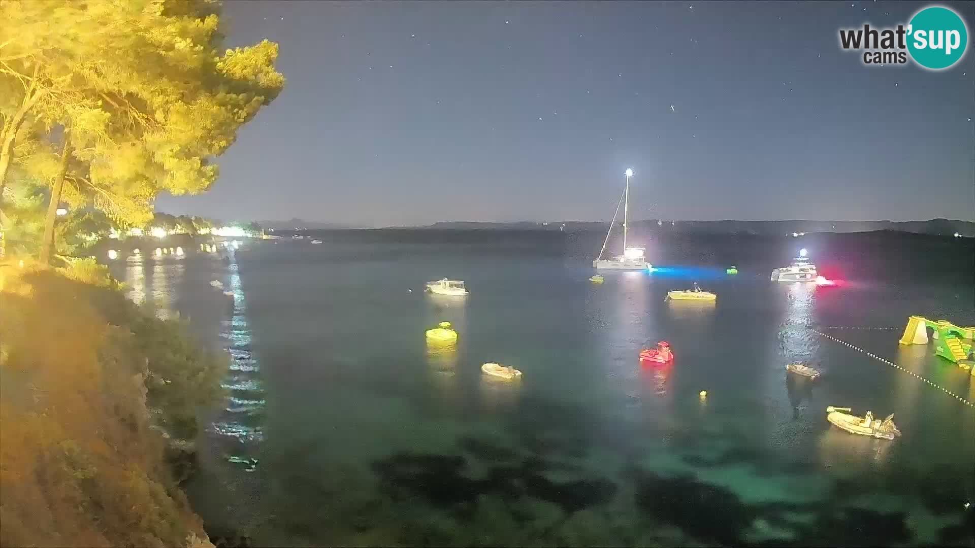 Webcam plage Potočine Bol – Vue en direct sur Borak Beach, île de Brač