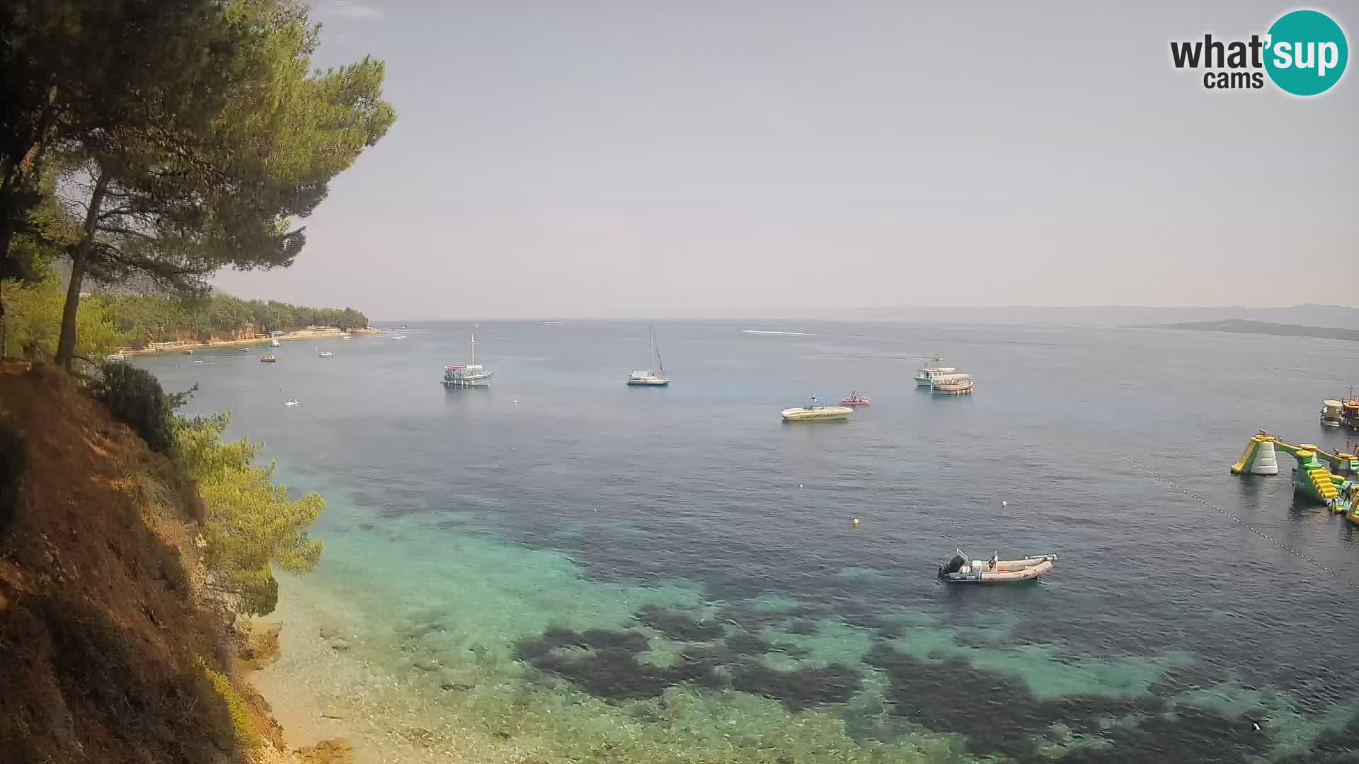 Webcam Potočine Beach Bol – Live View of Borak Beach, Brač Island