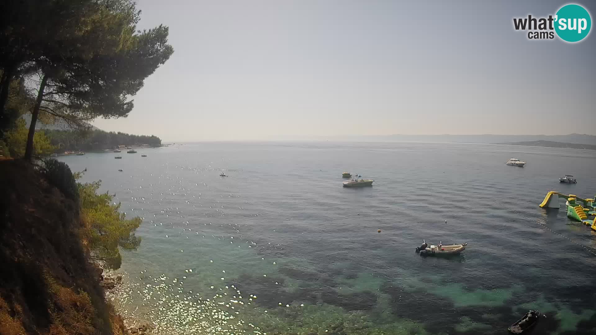 Webcam Strand Potočine Bol – Liveblick auf Borak Beach, Insel Brač