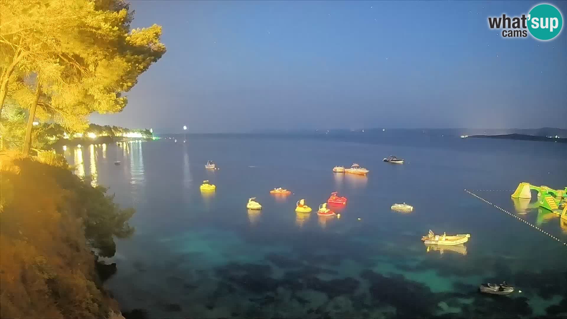 Webcam Playa Potočine Bol – Vista en vivo de Borak Beach, Isla de Brač