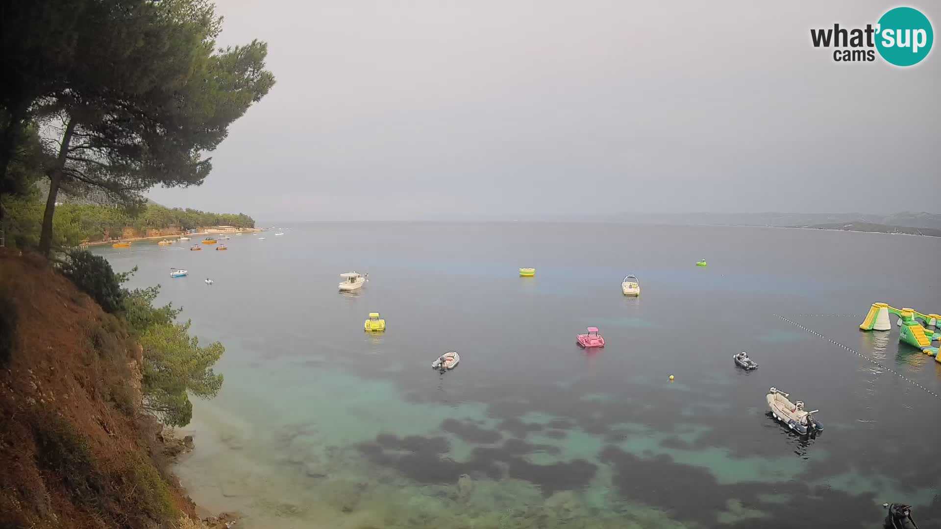 Webcam Strand Potočine Bol – Liveblick auf Borak Beach, Insel Brač