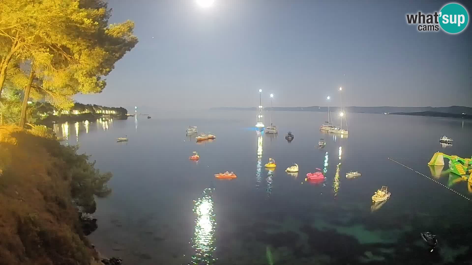 Webcam Strand Potočine Bol – Liveblick auf Borak Beach, Insel Brač