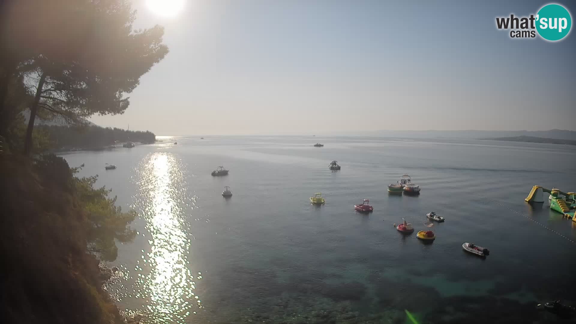 Webcam Playa Potočine Bol – Vista en vivo de Borak Beach, Isla de Brač