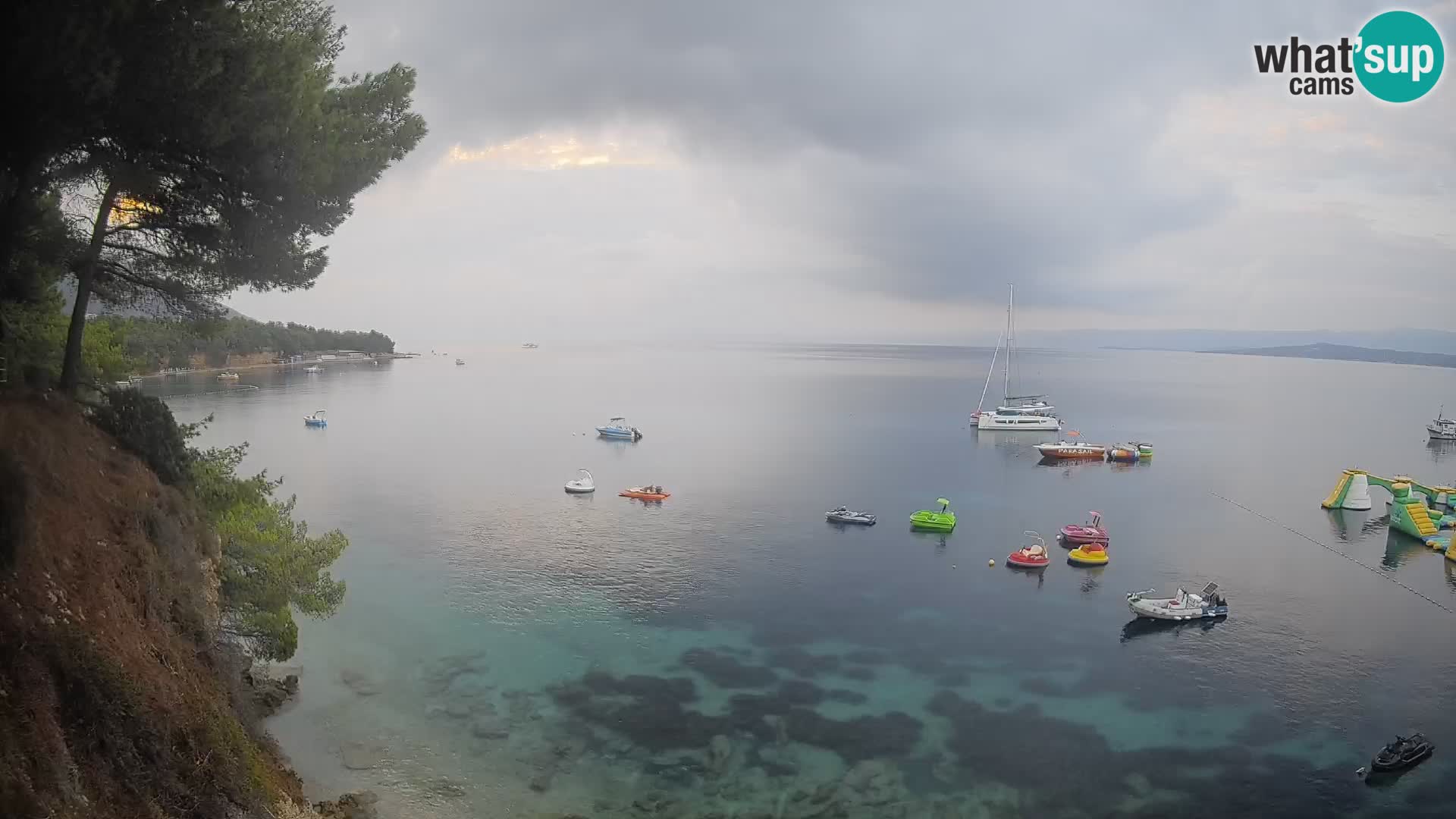 Webcam Potočine Beach Bol – Live View of Borak Beach, Brač Island