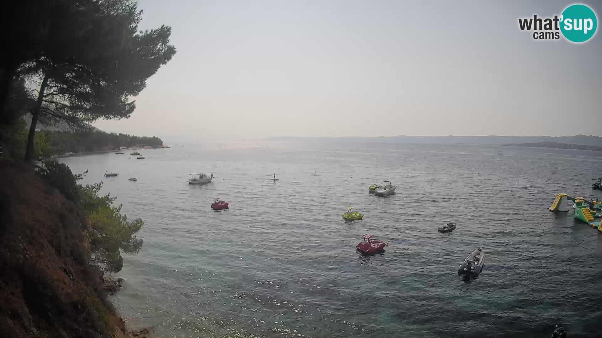Webcam plage Potočine Bol – Vue en direct sur Borak Beach, île de Brač