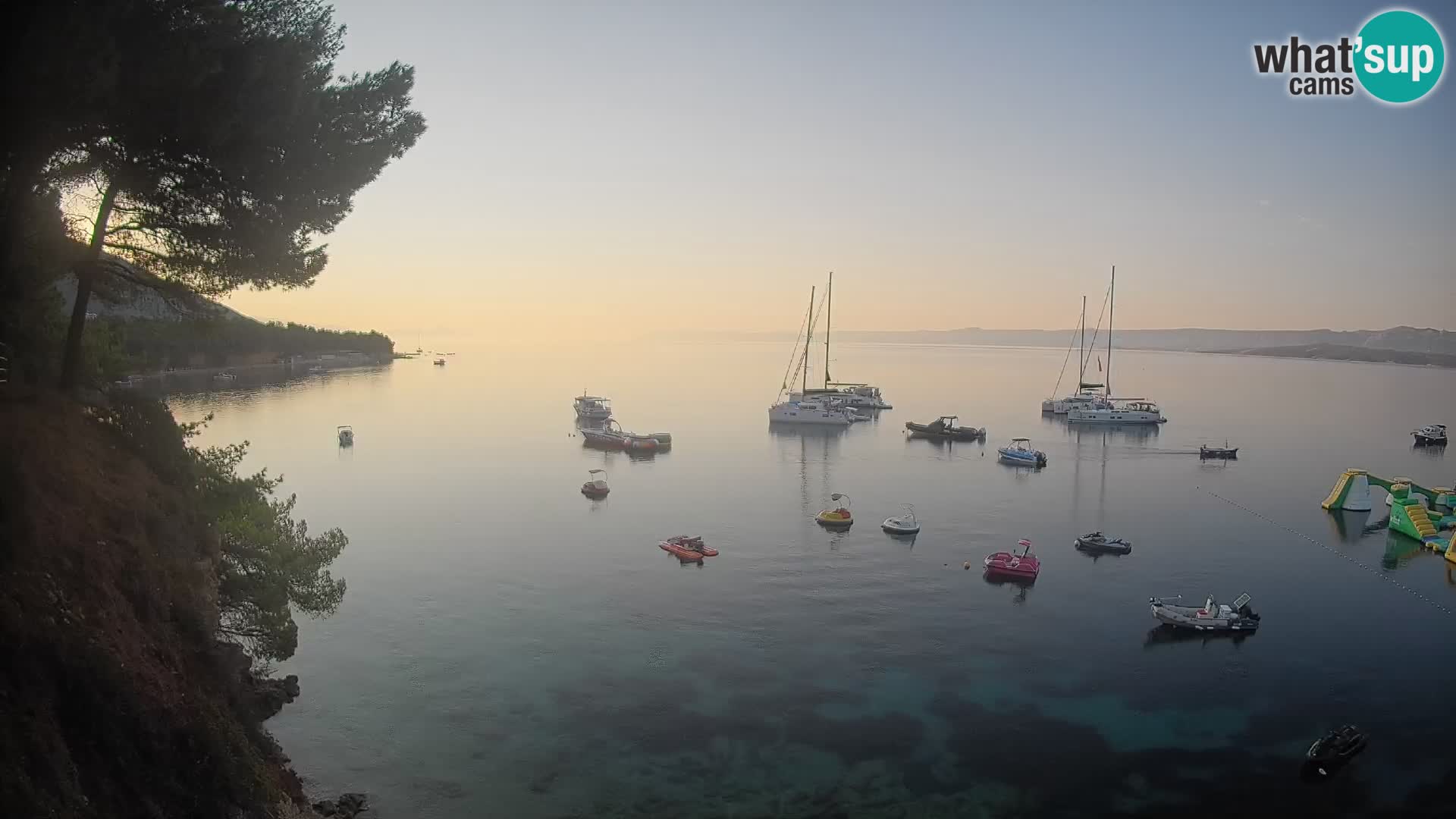 Webcam Playa Potočine Bol – Vista en vivo de Borak Beach, Isla de Brač