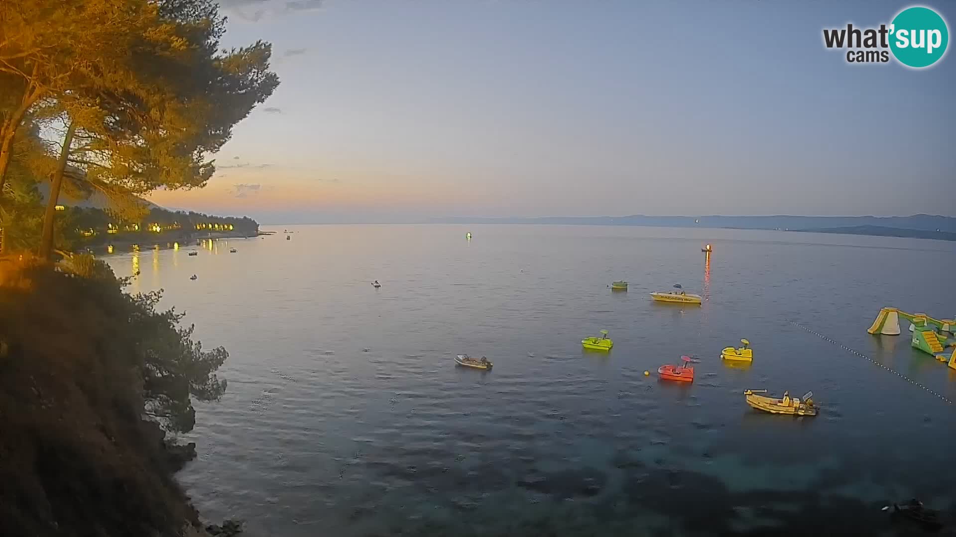 Webcam Potočine Beach Bol – Live View of Borak Beach, Brač Island