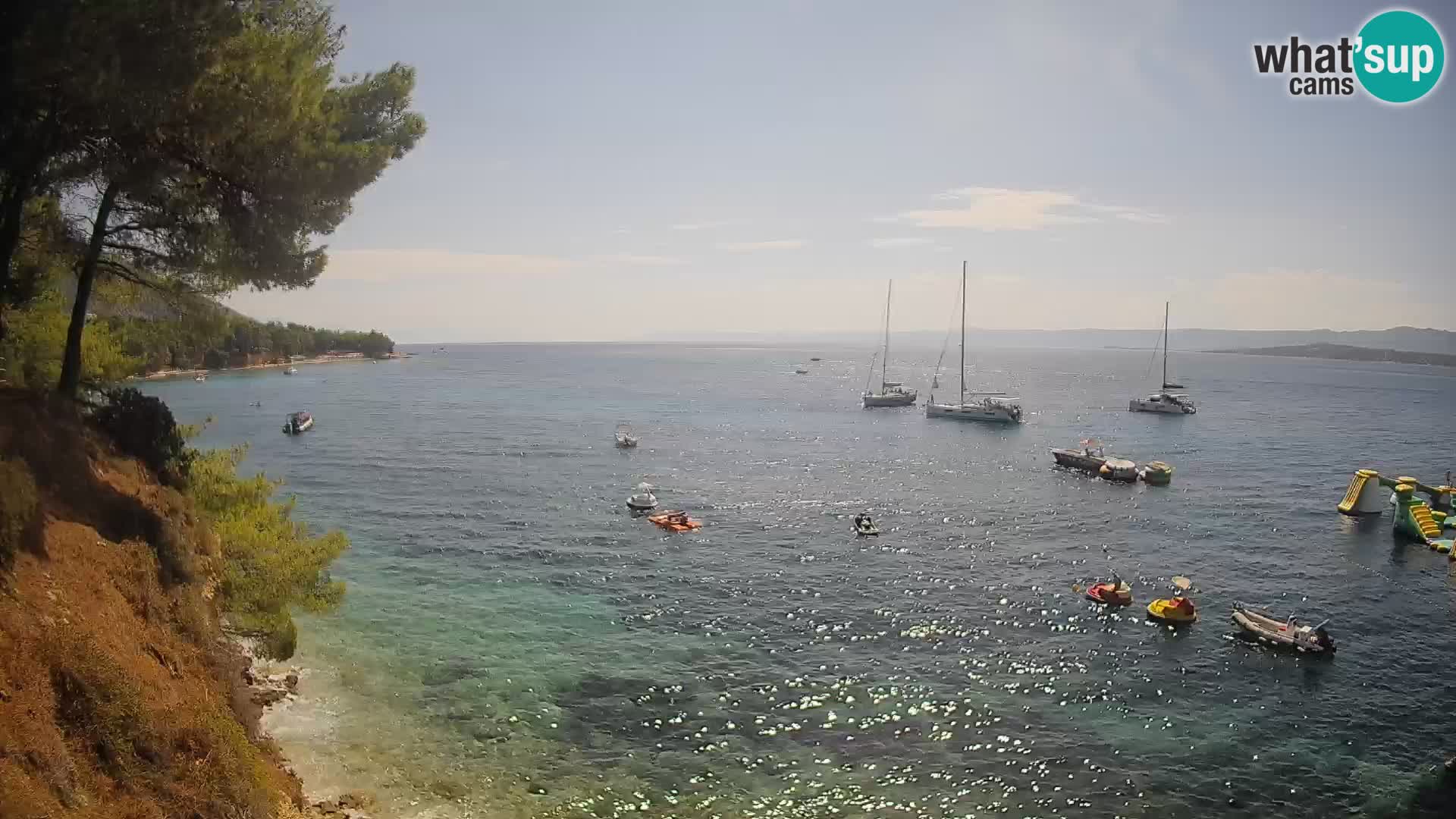 Webcam Strand Potočine Bol – Liveblick auf Borak Beach, Insel Brač