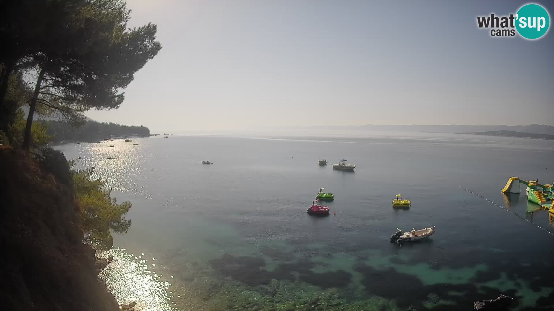 Webcam Potočine Beach Bol – Live View of Borak Beach, Brač Island