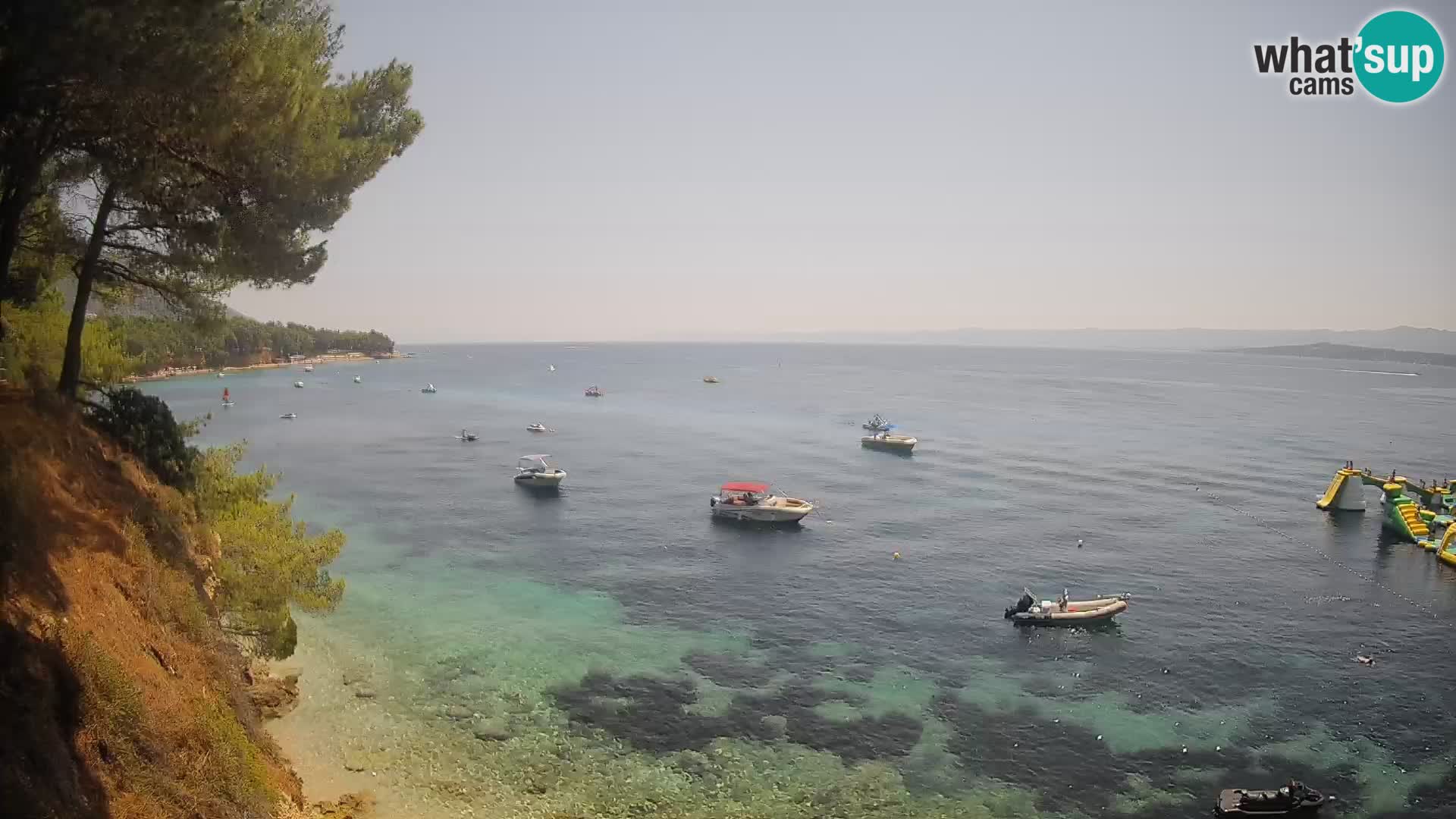 Webcam Strand Potočine Bol – Liveblick auf Borak Beach, Insel Brač