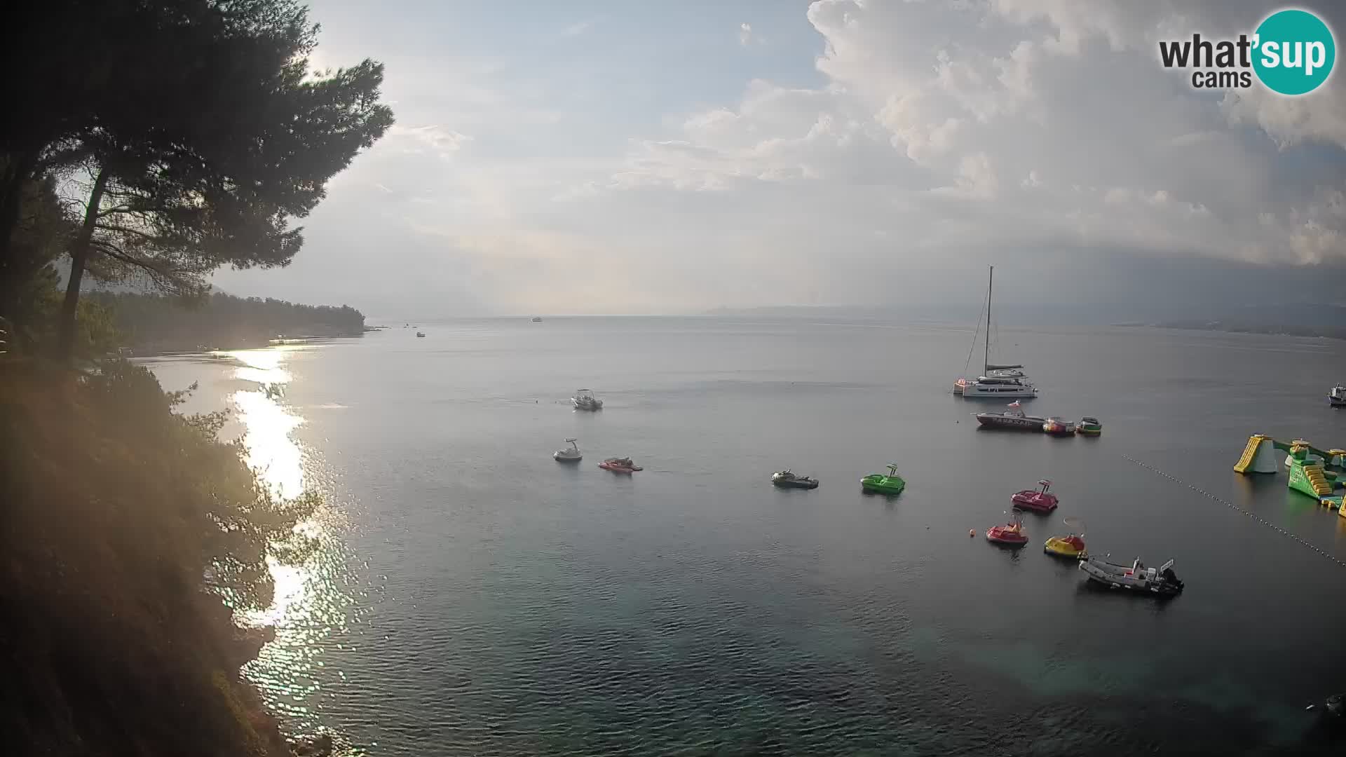 Webcam plage Potočine Bol – Vue en direct sur Borak Beach, île de Brač