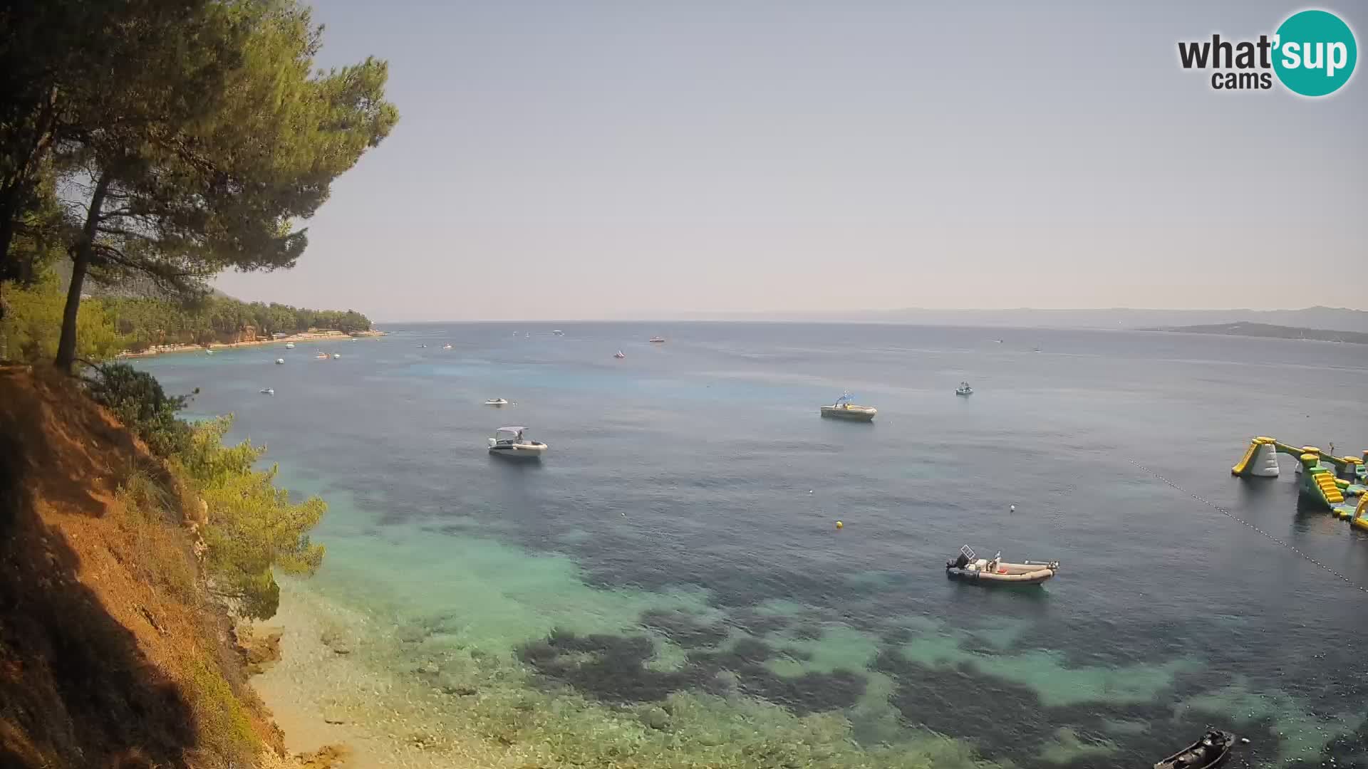 Webcam plage Potočine Bol – Vue en direct sur Borak Beach, île de Brač
